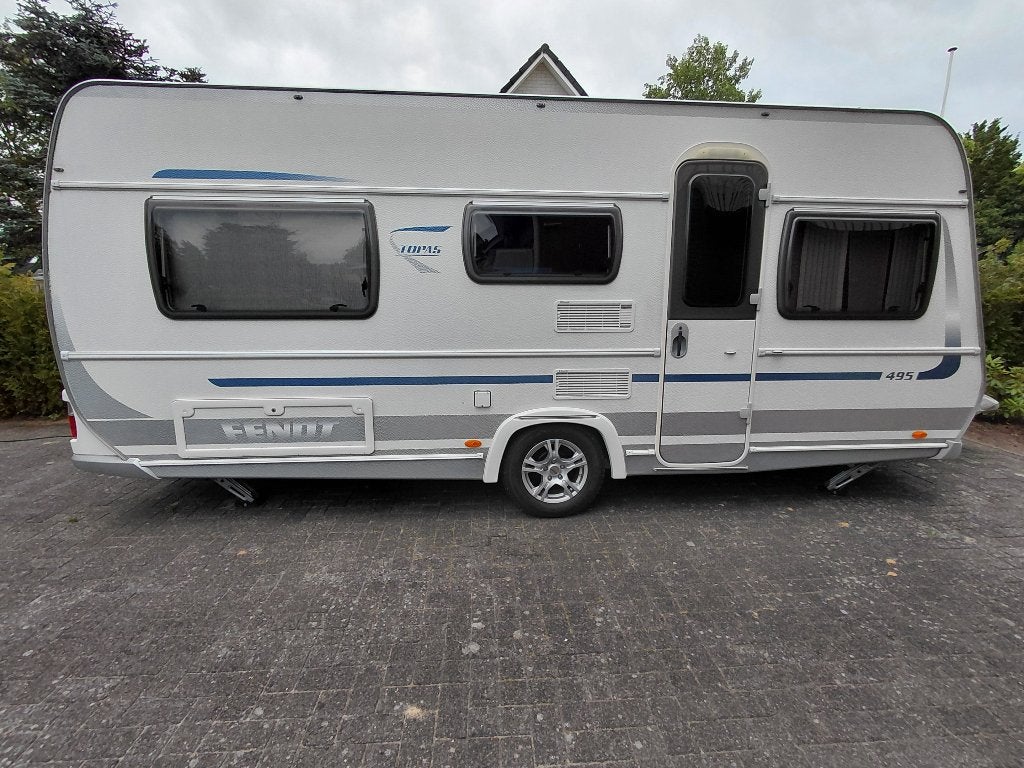 TE KOOP EEN ZEER NETTE GOED ONDERHOUDEN FENDT CARAVAN TOPAS, Caravans en Kamperen, Rondzit, Schokbreker, Particulier, Fendt