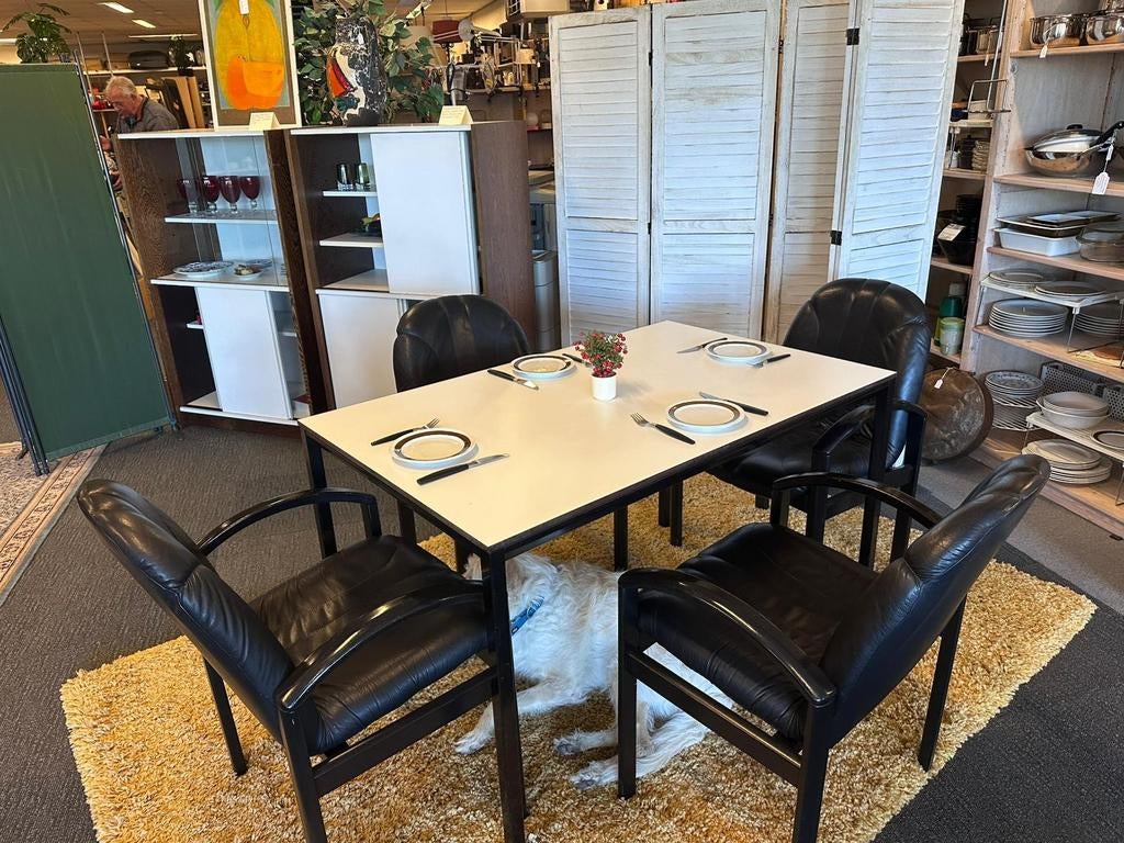 💥-Tafel Martin Visser Spectrum eettafel bureau jaren 60-70, Huis en Inrichting, Tafels | Sidetables, Gebruikt, 25 tot 50 cm, Rechthoekig