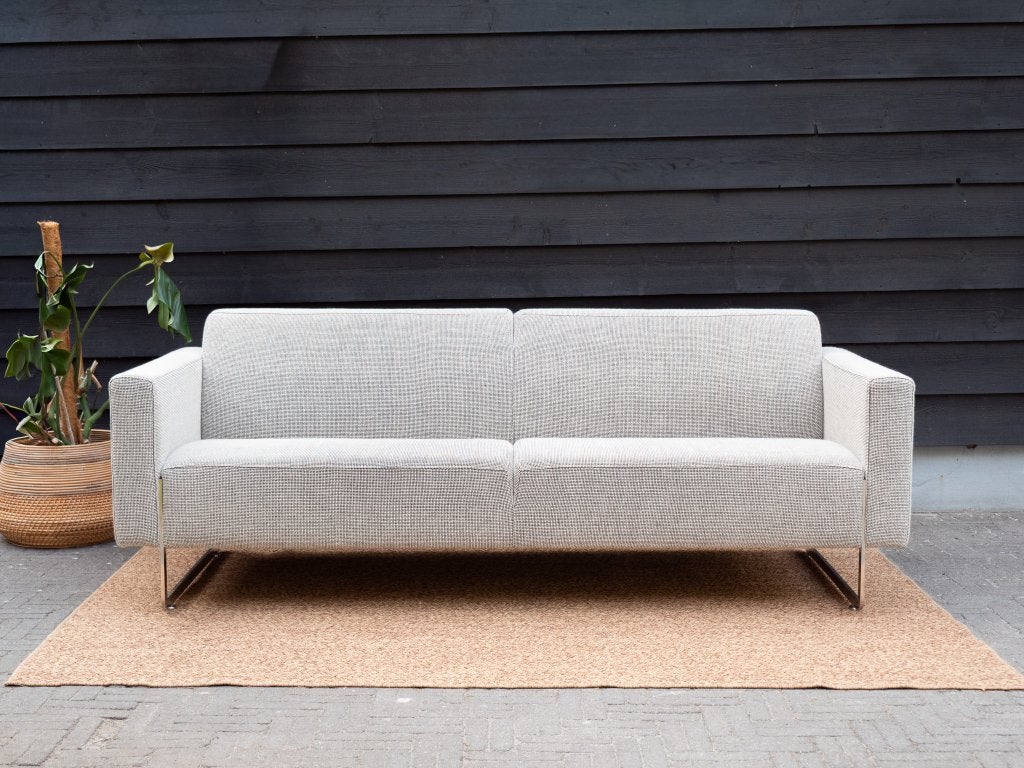 Artifort Mare | 2,5 zits design bank Grijs wol | FC 306, Tweepersoons, 75 tot 100 cm, Ophalen of Verzenden, Zo goed als nieuw