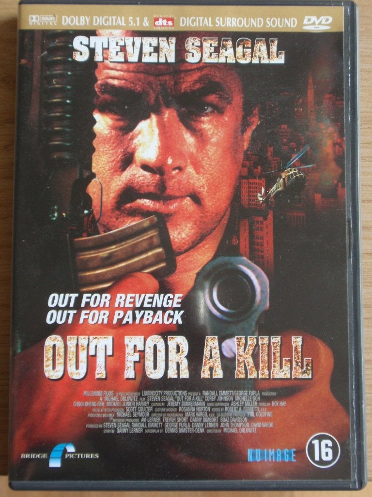 DVD - Out for a kill, Cd's en Dvd's, Dvd's | Actie, Zo goed als nieuw, Actie, Vanaf 16 jaar, Ophalen of Verzenden