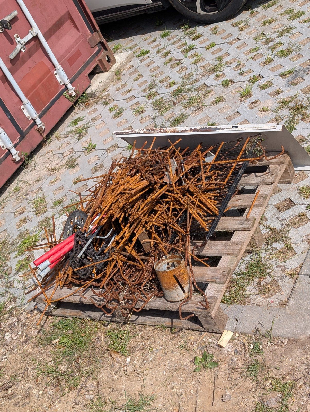 oud ijzer TEAB, Doe-het-zelf en Verbouw, Metalen, Ophalen, Gebruikt, IJzer