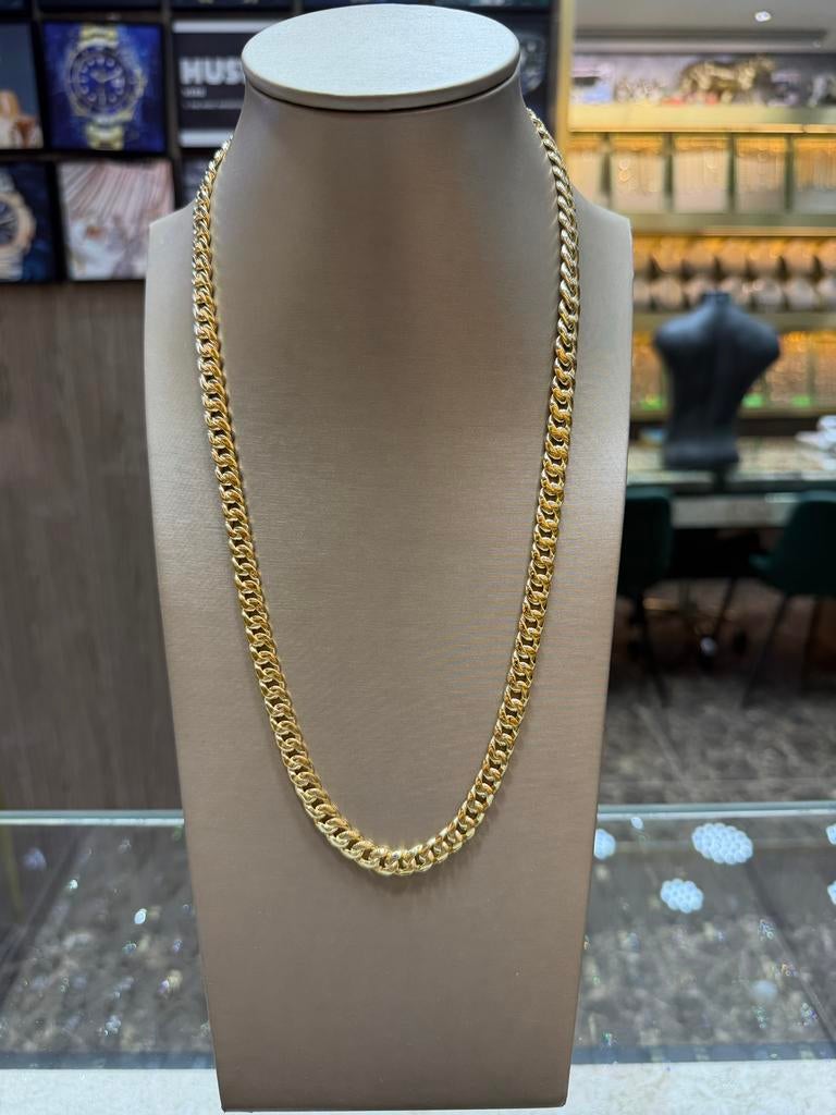 14KT Goud - 81 Gram - Ketting - CUBAN, Sieraden, Tassen en Uiterlijk, Ophalen, Nieuw, Goud