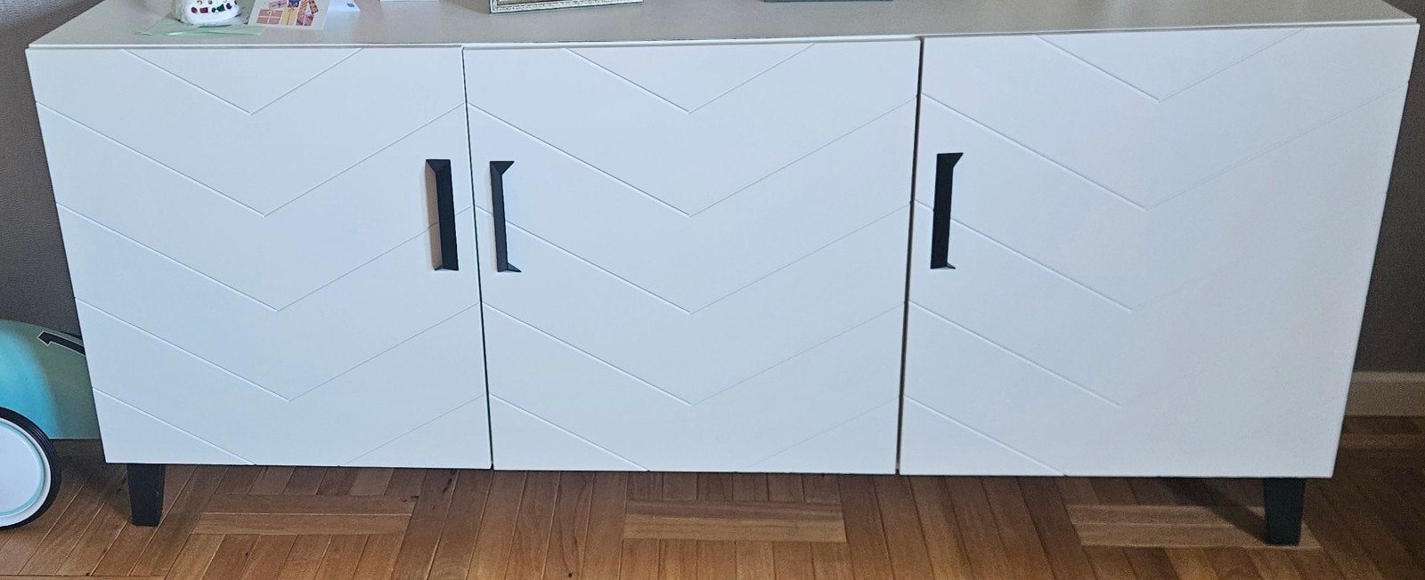 Mooi dressoir kast wit design, Ophalen, Zo goed als nieuw