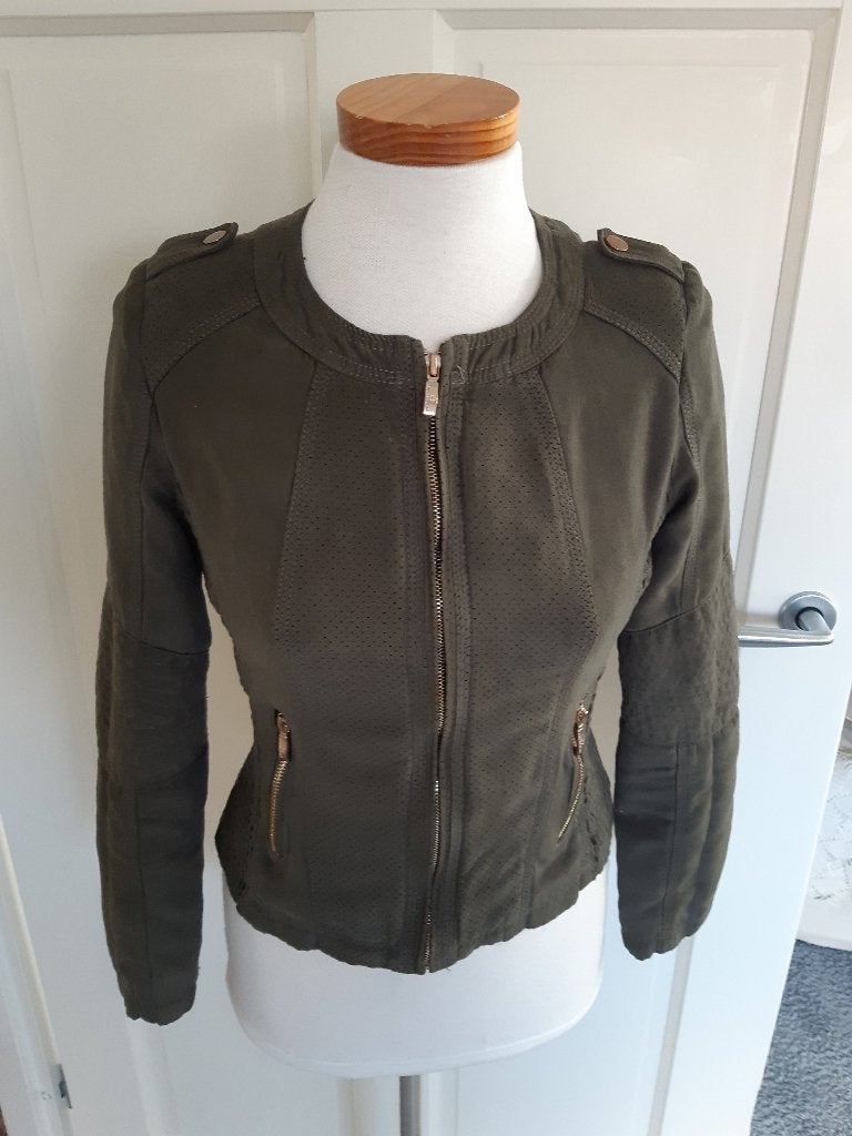leuk groen jasje van Chic et Jeune ~ maat XS, Ophalen of Verzenden, Jasje, Maat 34 (XS) of kleiner, Groen