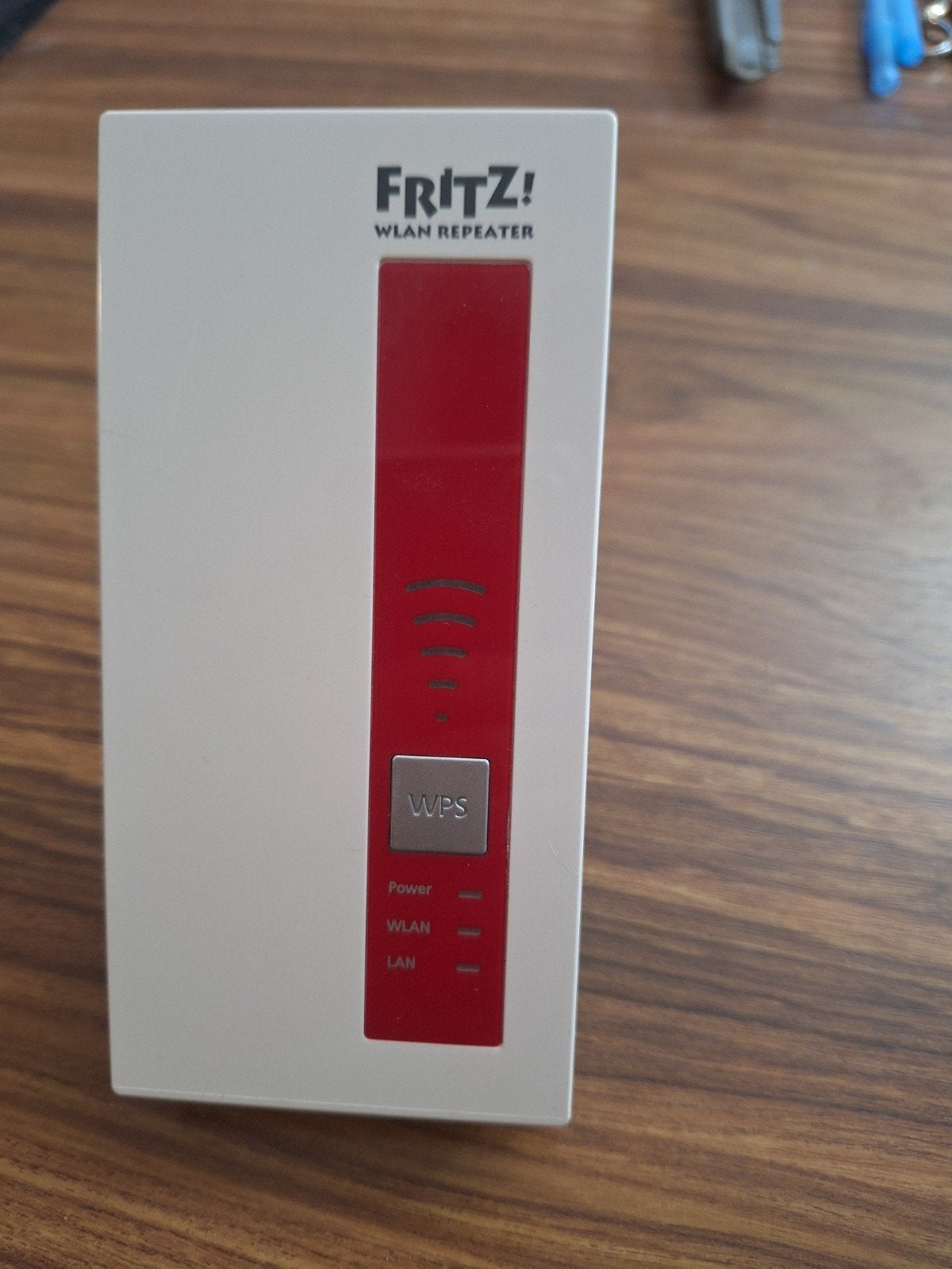 FRITZ!WLAN Repeater 1750E - Wifi versterker, Ophalen of Verzenden, Zo goed als nieuw, FRITZ!