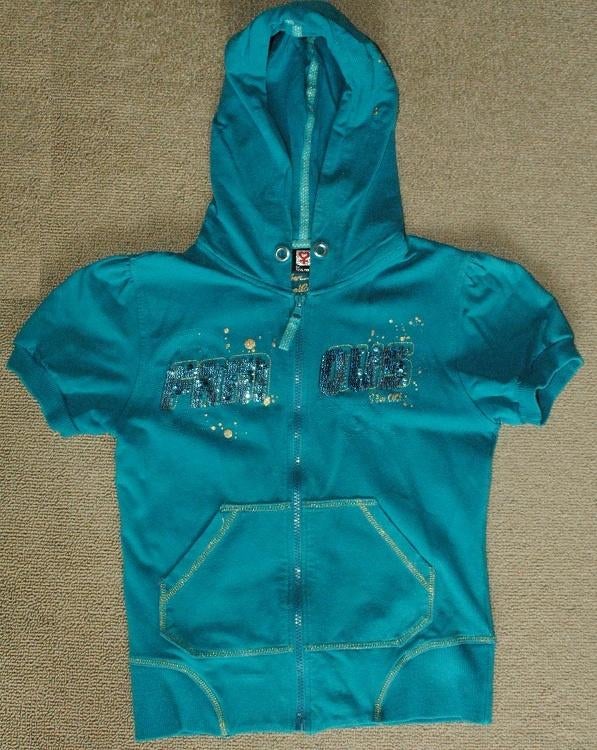 Cool Cat petrol capuchonvest vest ritsvest met glitters M, Kleding | Dames, Maat 38/40 (M), Nieuw, Ophalen of Verzenden, Coolcat