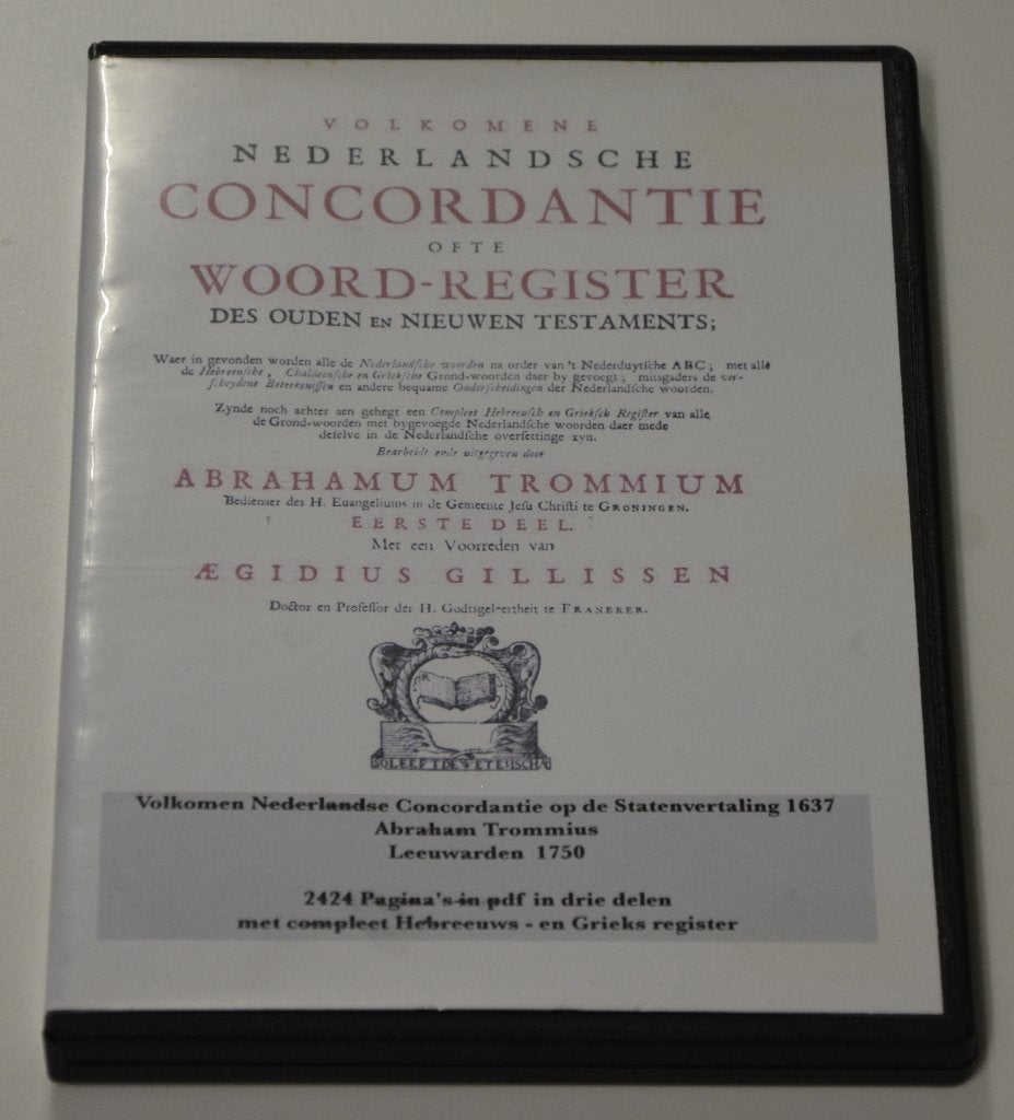 Abraham Trommius – Volkomen Nederlandse Concordantie 1750, Boeken, Ophalen of Verzenden, Zo goed als nieuw, Christendom | Protestants