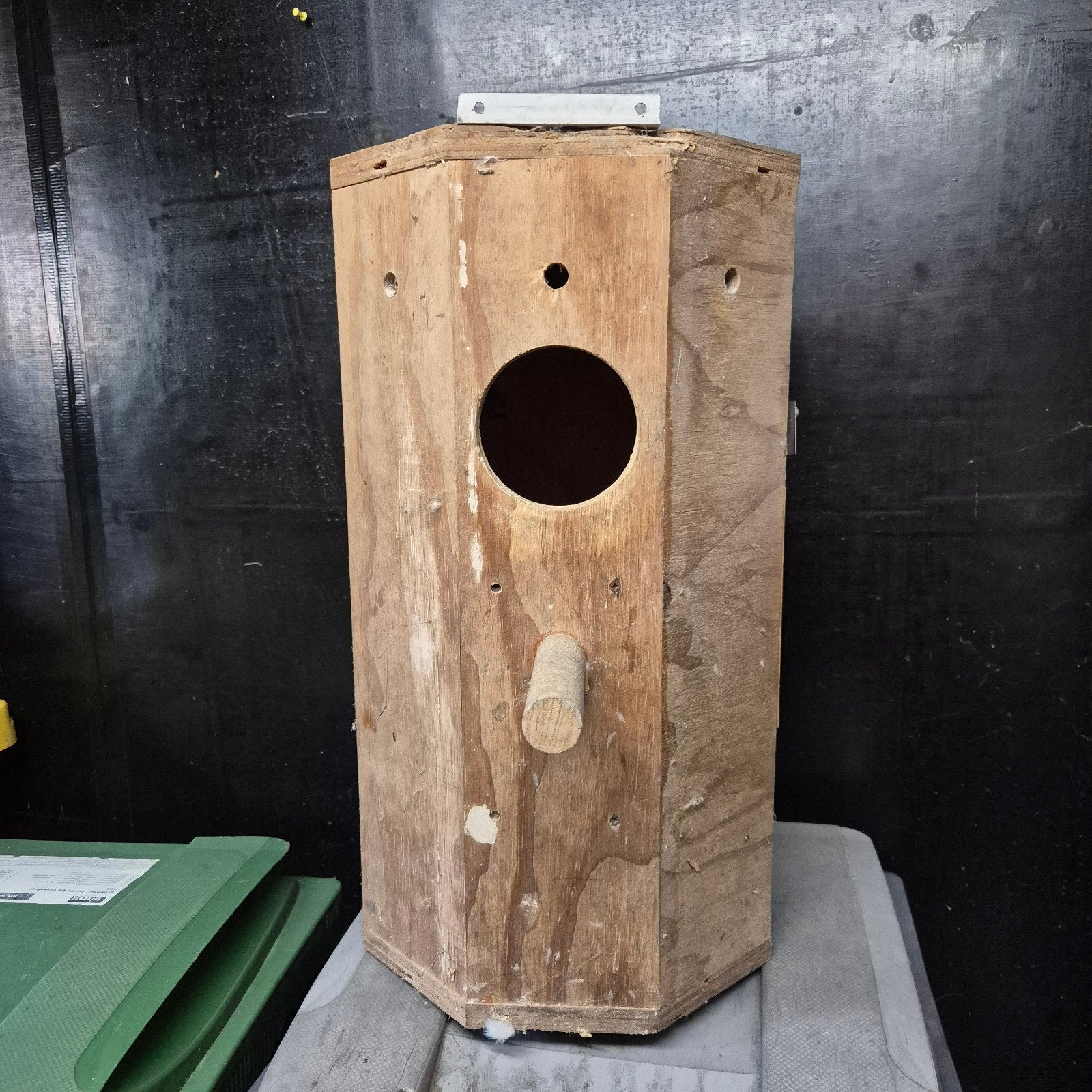 nestkast grote halsbandparkieten, Dieren en Toebehoren, Ophalen, Gebruikt, Hout, Overige typen