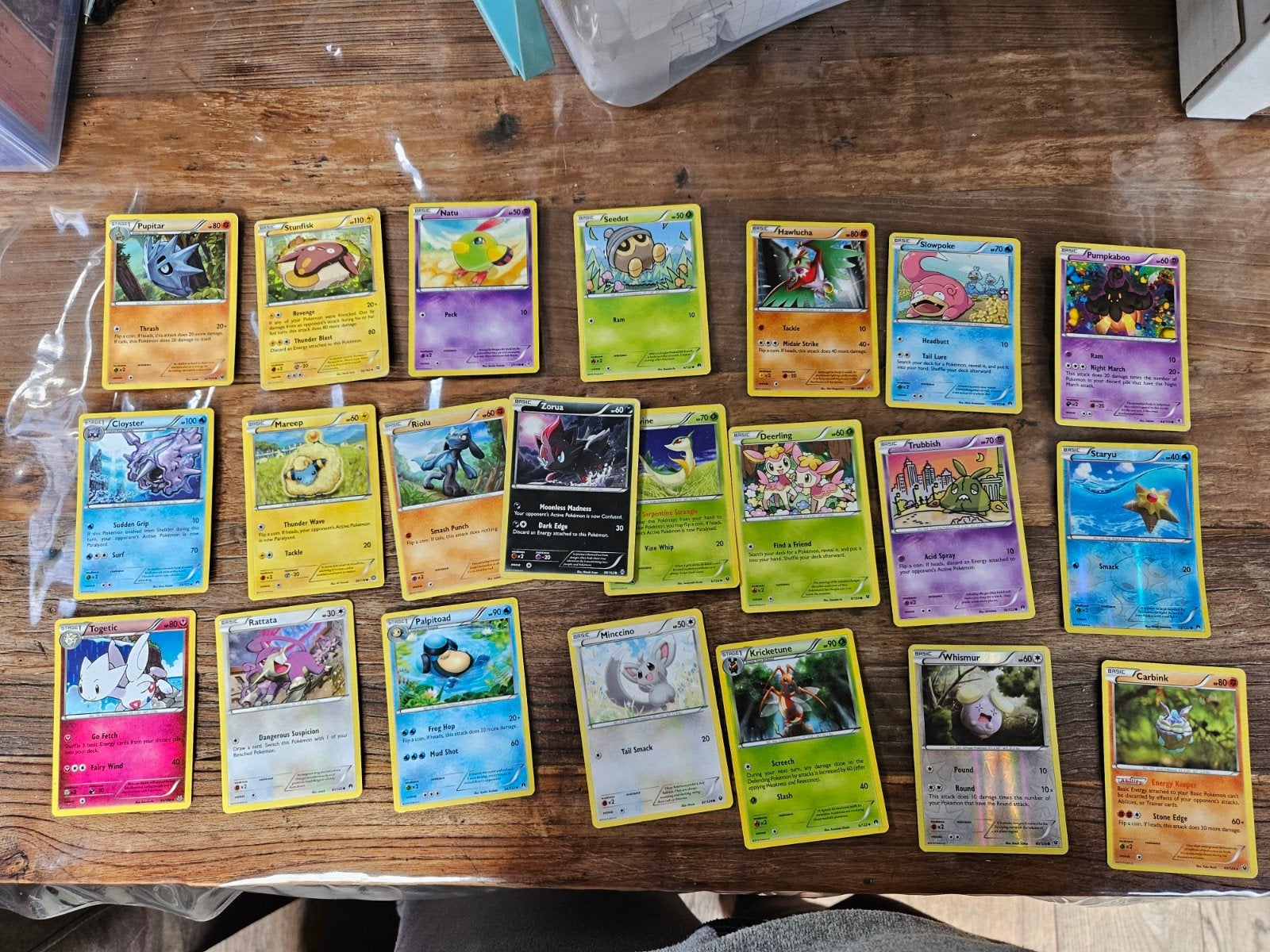 oudere pokemon kaarten, Ophalen