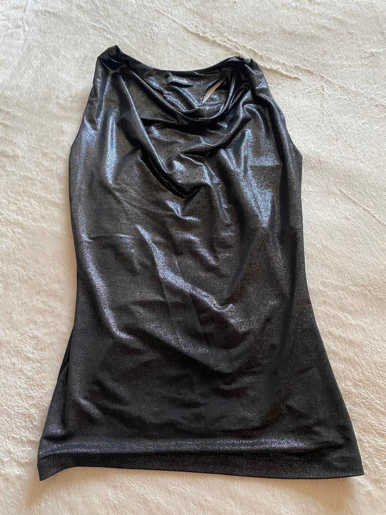 Pimkie top, Ophalen of Verzenden, Zo goed als nieuw, Grijs, Zonder mouw