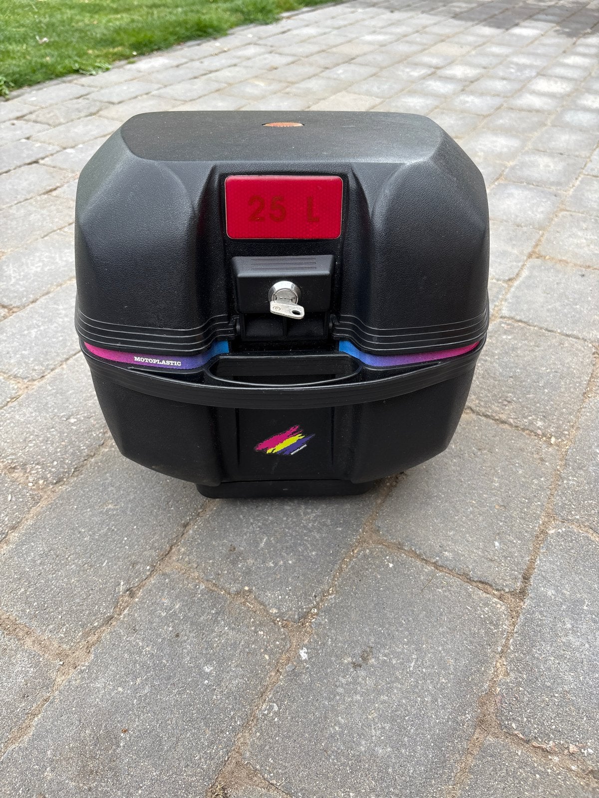 Motorkoffer 25L - Zwart met sleutel, Ophalen of Verzenden, Gebruikt