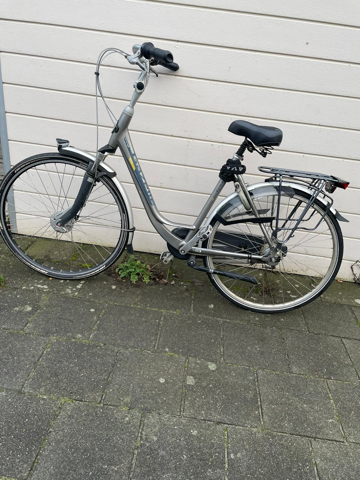 Gazelle orange damesfiets, Ophalen, Versnellingen, 56 cm of meer, Zo goed als nieuw