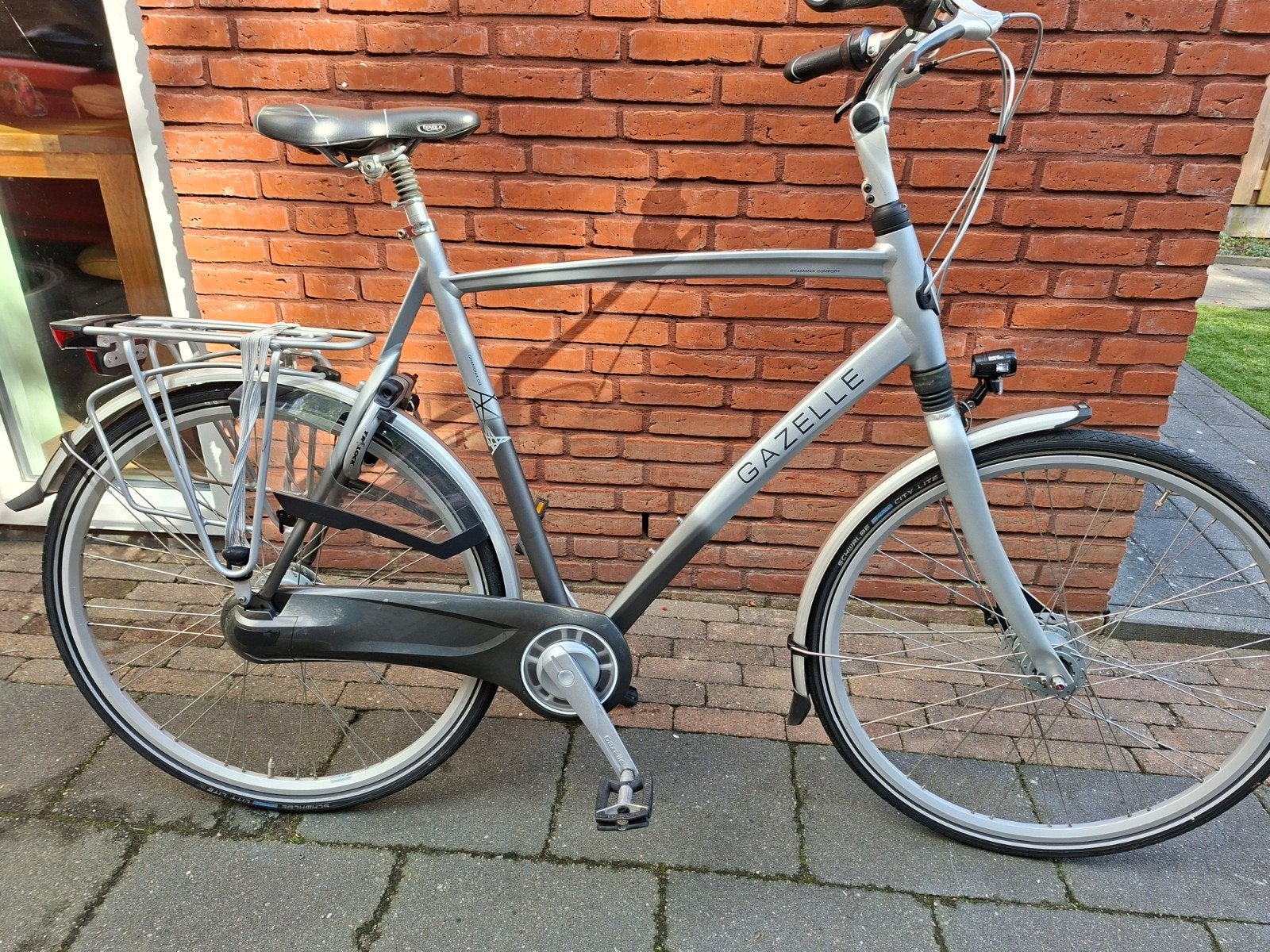 Gazelle Chamonix Herenfiets 65 cm frame, Ophalen, Gebruikt, Gazelle, Versnellingen