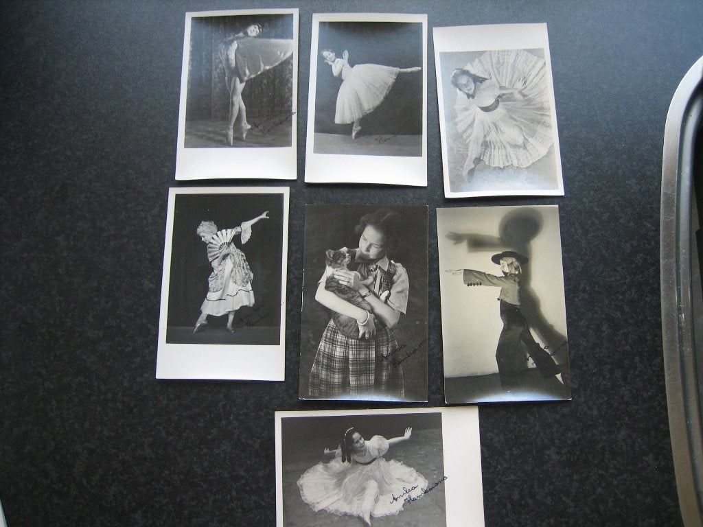 BALLET  Anika Hemkes artistennaam MEMKOWNA 7 stuks, Ophalen of Verzenden, 1920 tot 1940, Sterren en Beroemdheden
