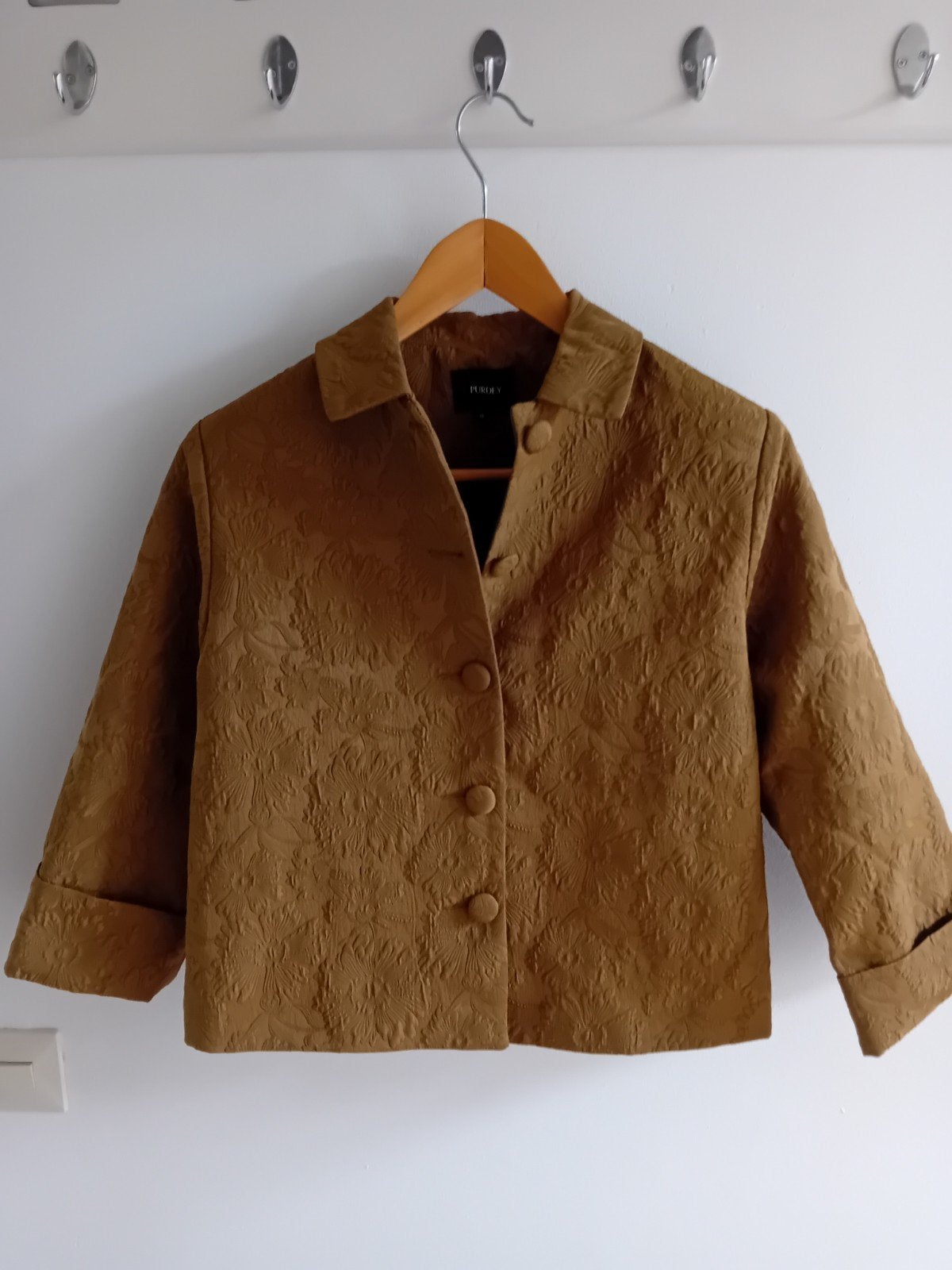 Purdey blazer bruin 38 nieuw, Kleding | Dames, Jasjes, Kostuums en Pakken, Ophalen of Verzenden, Nieuw, Maat 38/40 (M), Bruin