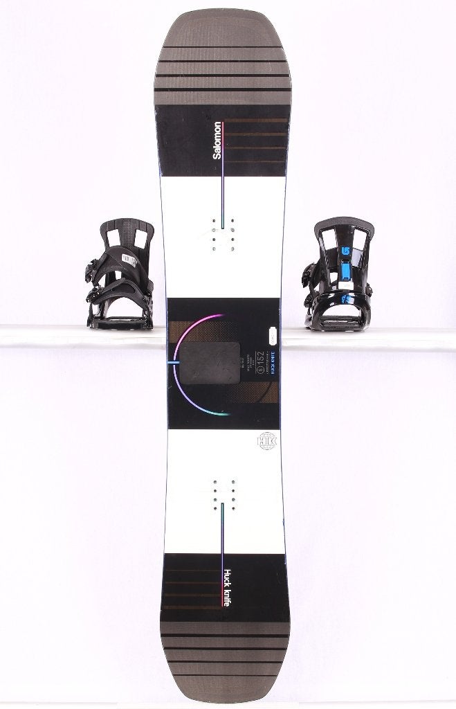 152 snowboard SALOMON HUCK KNIFE 2024, Black/blue, Verzenden, Gebruikt, Board