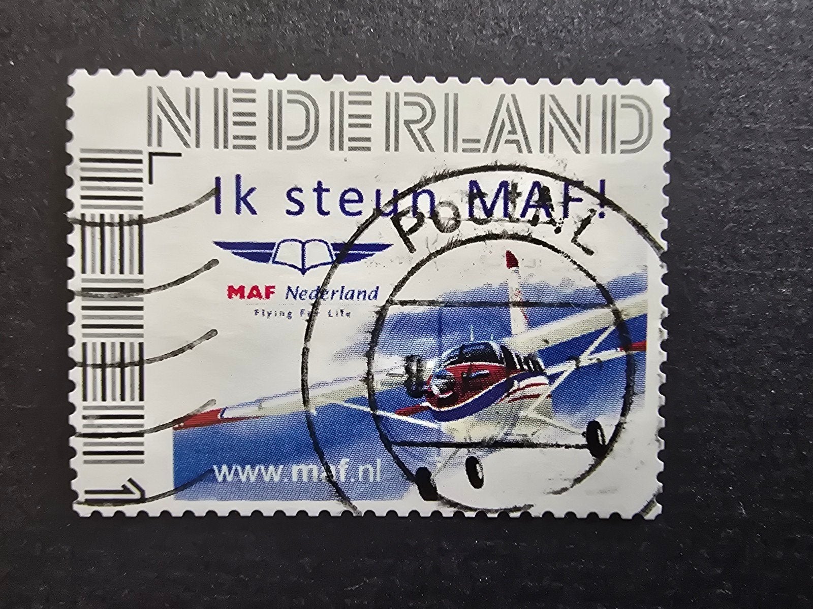 Persoonlijke Postzegel Nederland - MAF 1, Postzegels en Munten, Postzegels | Nederland, Ophalen of Verzenden, Na 1940, Gestempeld