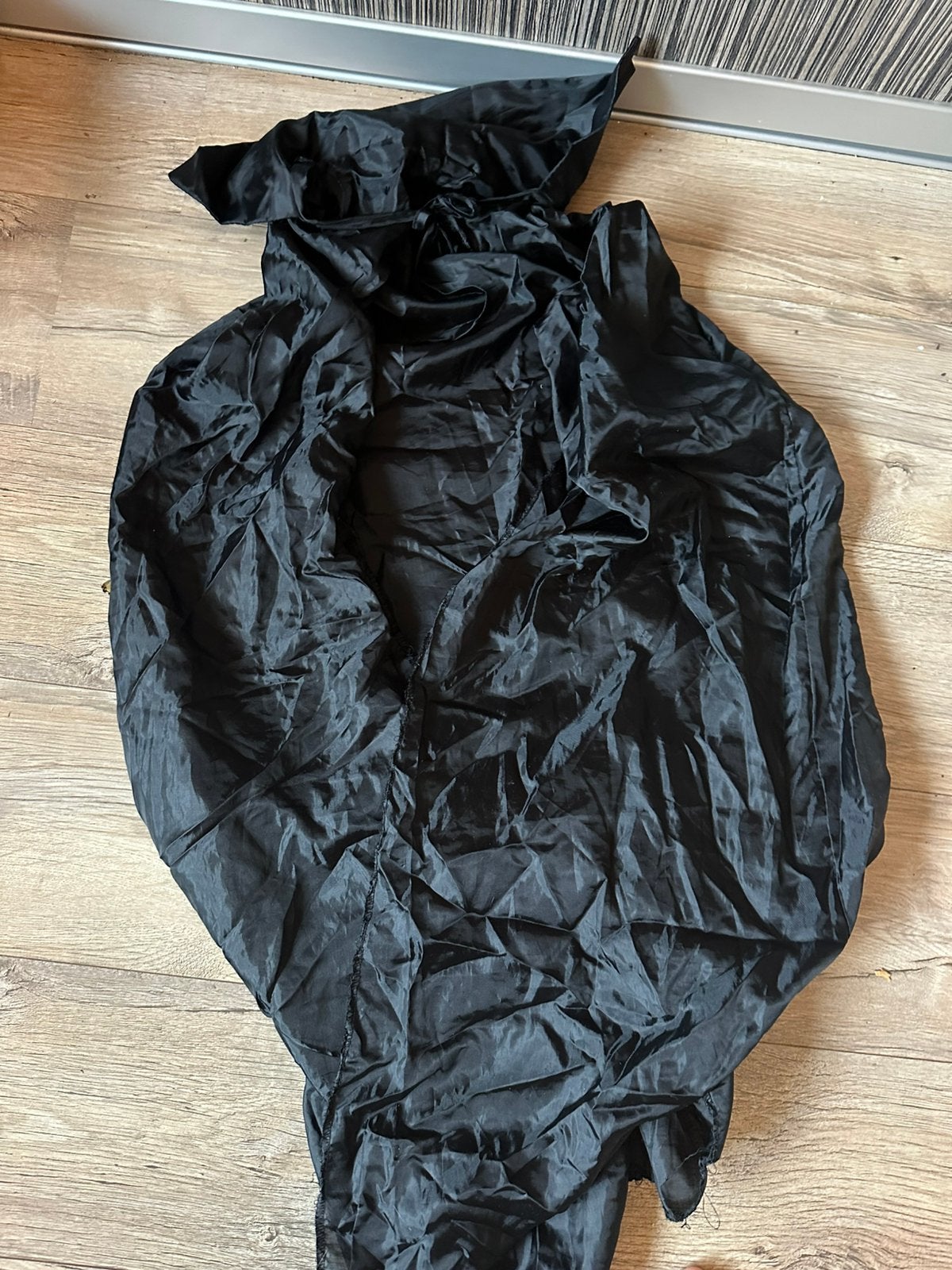 Zwarte halloween cape, Ophalen of Verzenden, Zo goed als nieuw, Regenjas