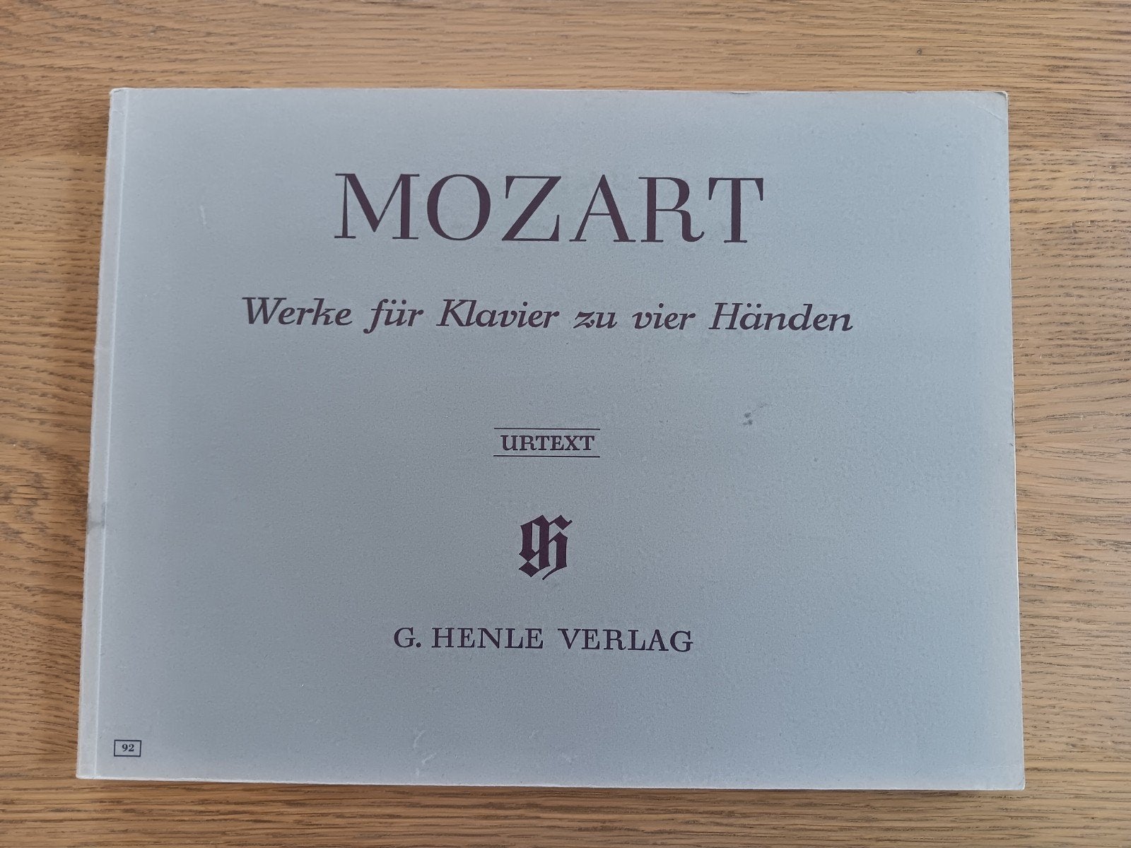 Mozart - Werke für Klavier zu vier Händen - Urtext., Ophalen of Verzenden, Artiest of Componist, Populair