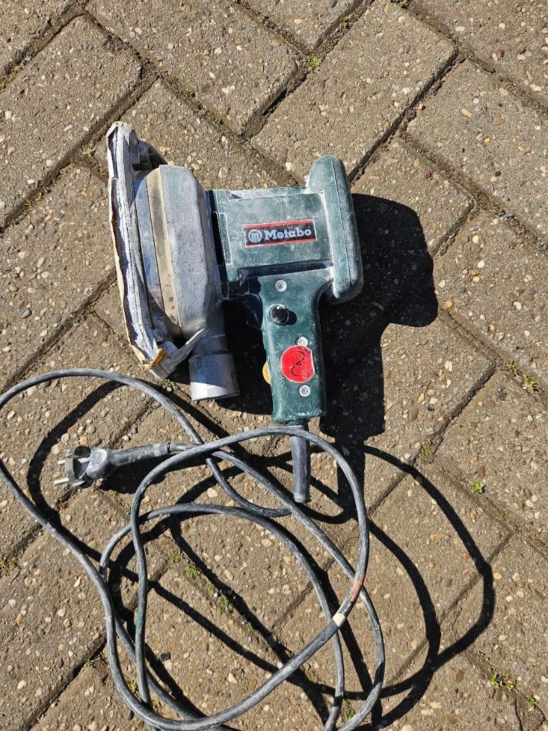 Metabo schuurmachine, Ophalen of Verzenden, Gebruikt, Minder dan 600 watt, Vlakschuurmachine