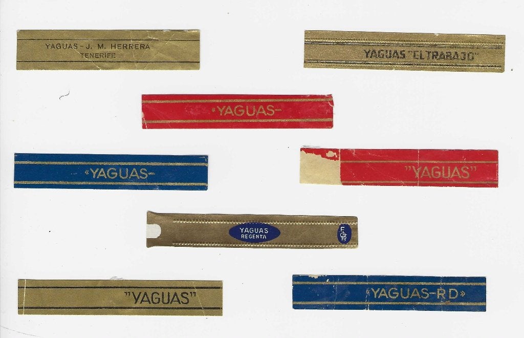 klassiek blad 206  yaguas    sigarenbanden, Ophalen of Verzenden, Zo goed als nieuw, Sigarenbandjes