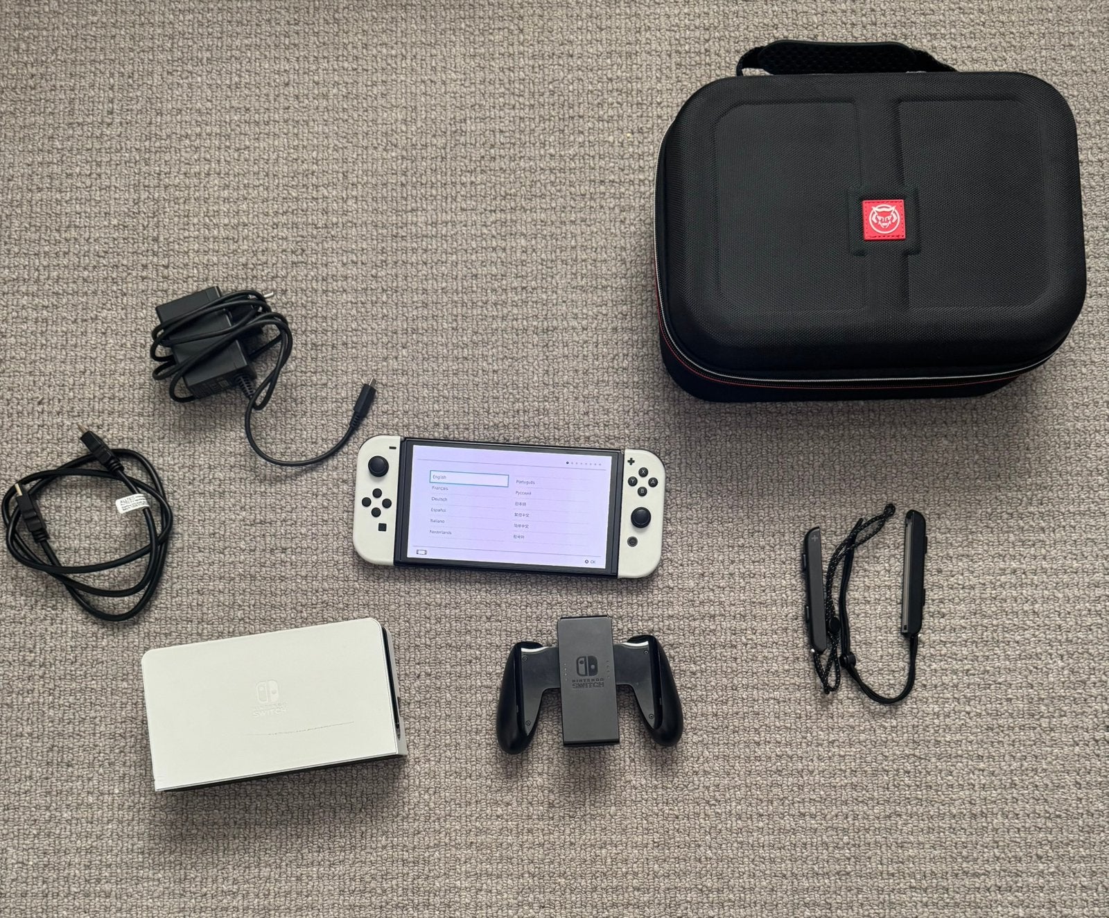 Nintendo Switch OLED wit – complete set || Zeer goede staat, Ophalen of Verzenden, Zo goed als nieuw, Met 1 controller, Switch OLED