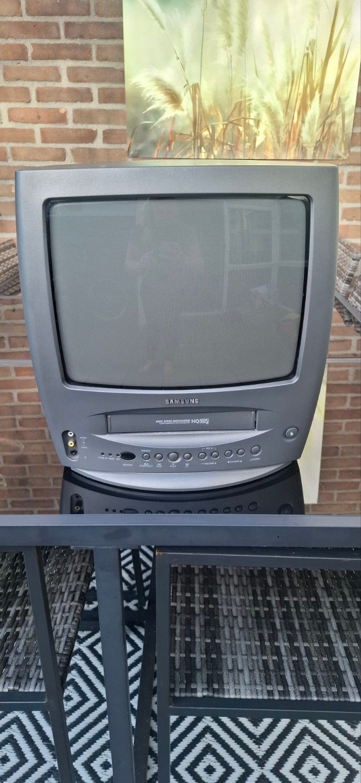 Samsung CRT TV met ingebouwde VHS-speler, Ophalen, Gebruikt, Minder dan 40 cm, Samsung