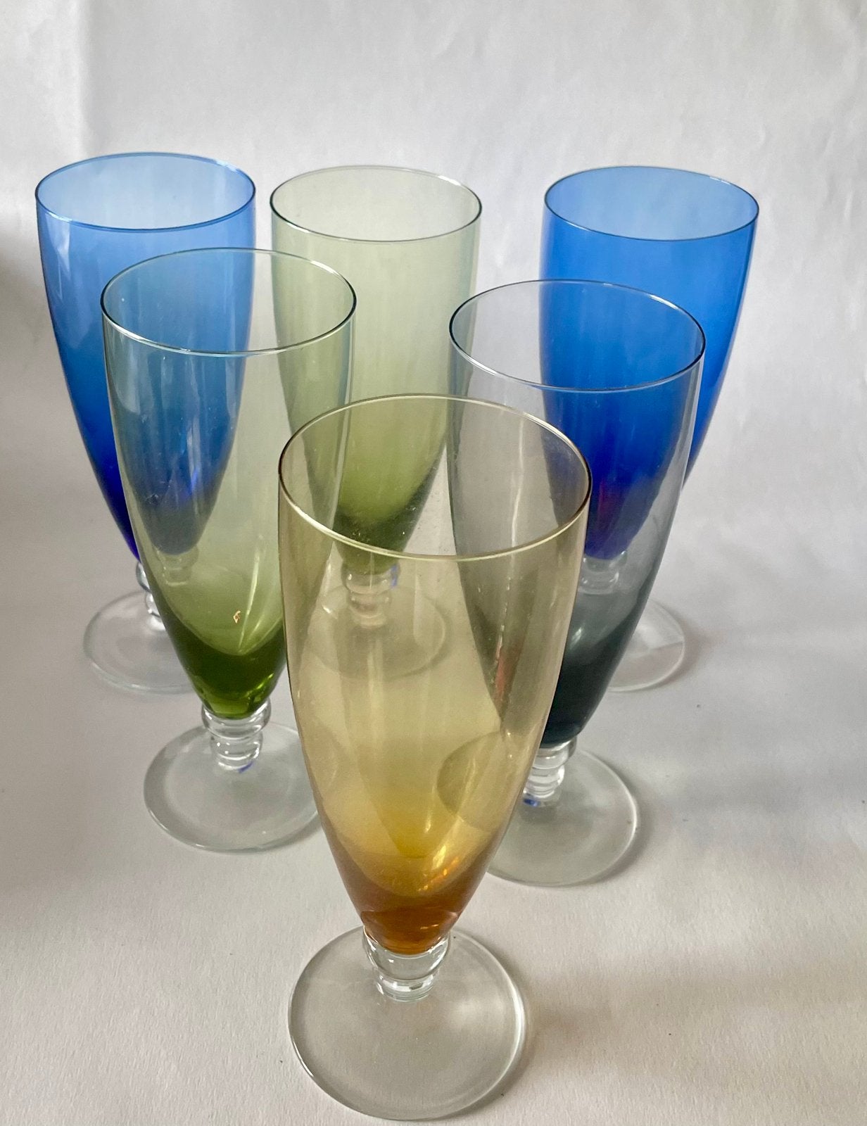 6x VINTAGE 1956 Max Verboeket Maastricht Carnaval bierglas, Ophalen, Zo goed als nieuw, Bierglas