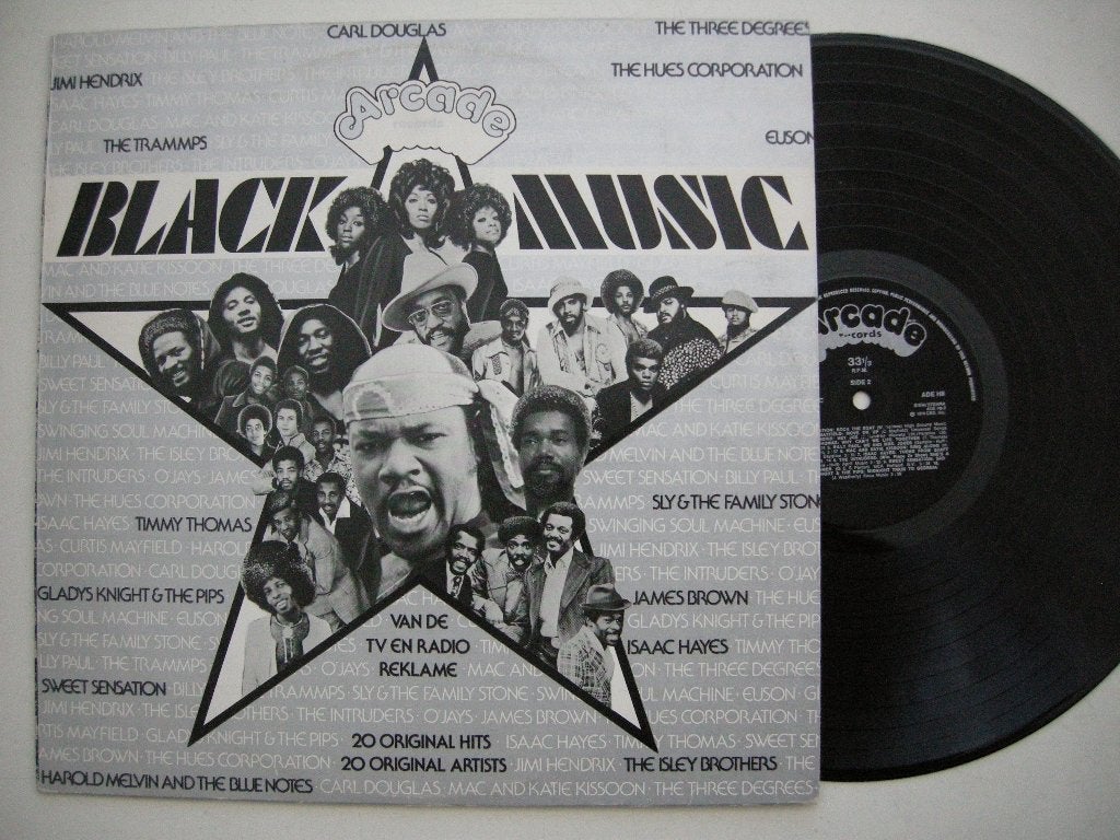 Black Music 20 Original Hits - LP vinyl zgan, Ophalen, LP, Zo goed als nieuw, Soul