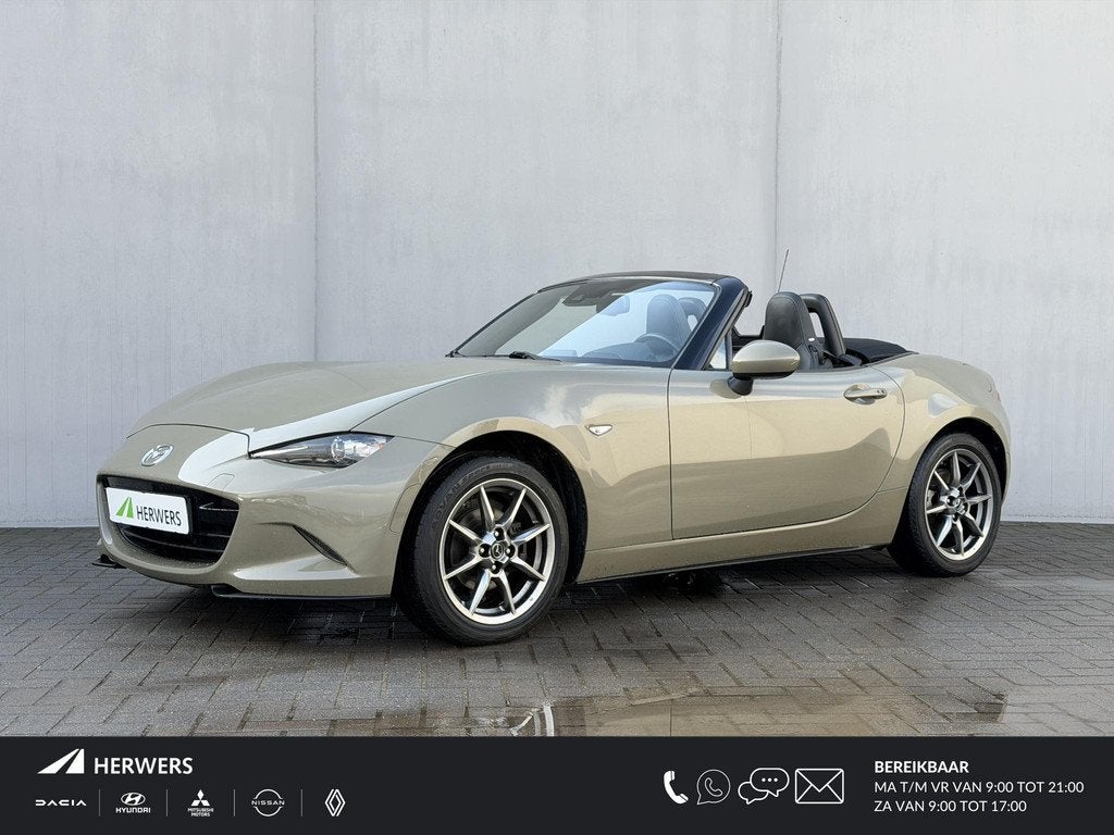 Mazda MX-5 1.5 SkyActiv-G 132 Exclusive-Line / Cabrio / BOSE, Auto's, Mazda, Achterwielaandrijving, Gebruikt, Euro 6, 4 cilinders
