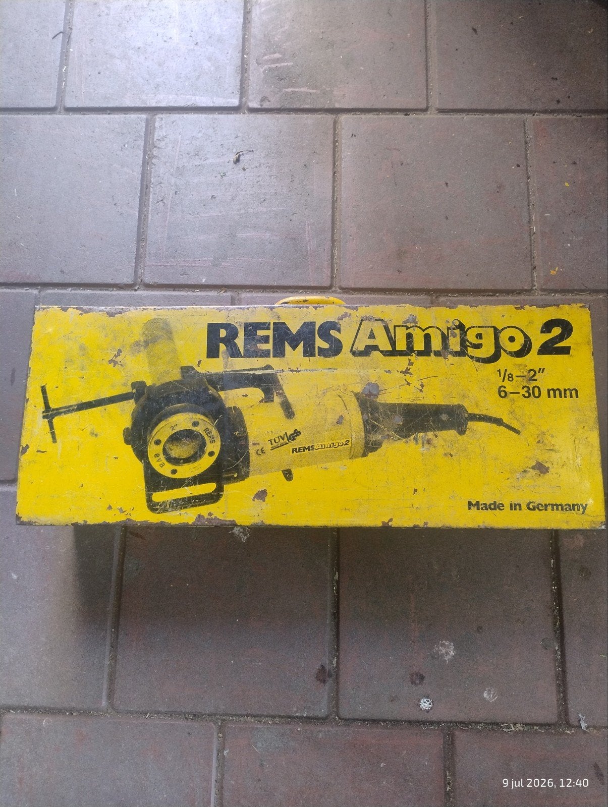 REMS Amigo 2 draadsnijmachine 1/8"-2" (6-30 mm), Ophalen, Gebruikt, Overige typen, Overige merken