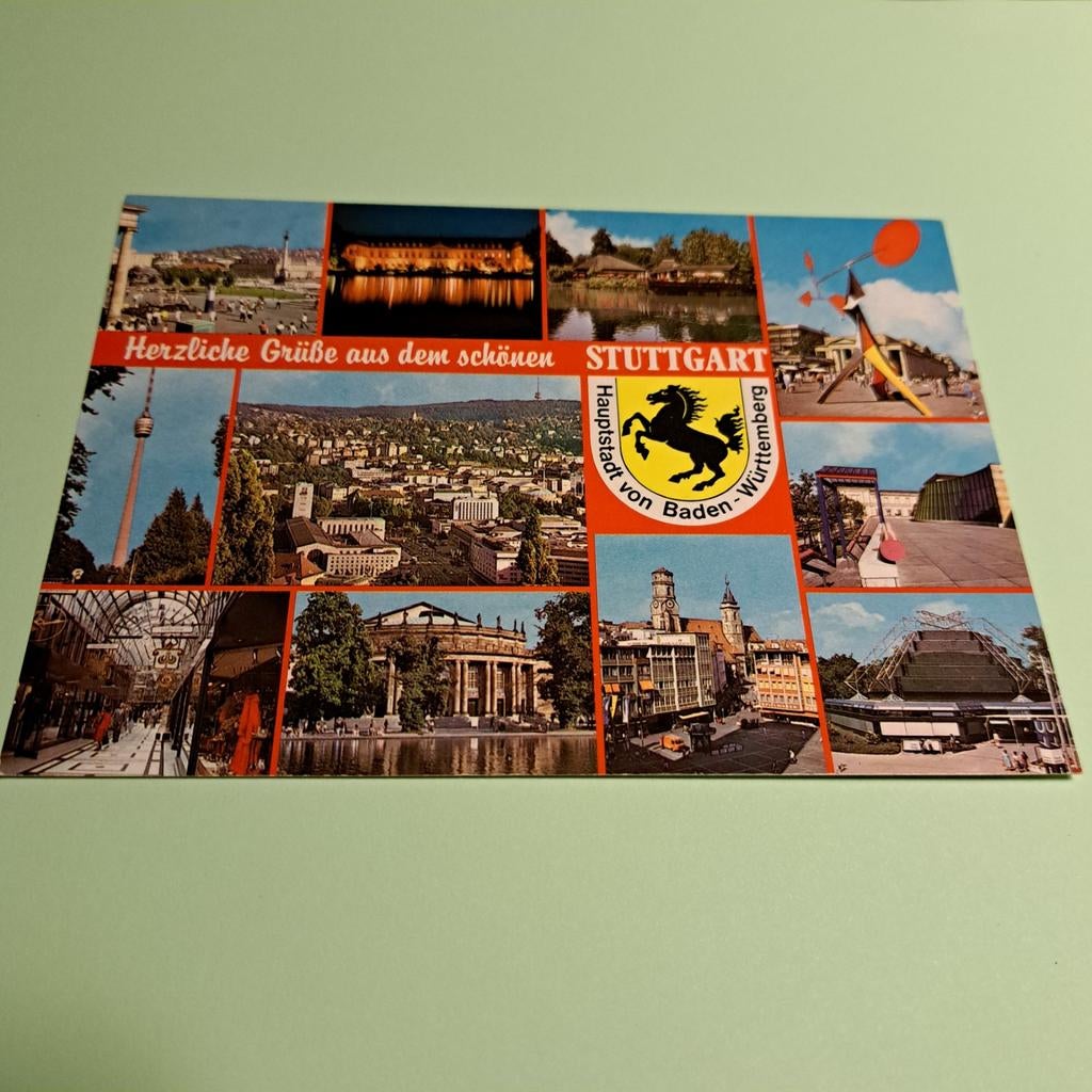Ansichtkaart Stuttgart - Diverse stadsgezichten, Ophalen of Verzenden, 1980 tot heden, Ongelopen, Duitsland