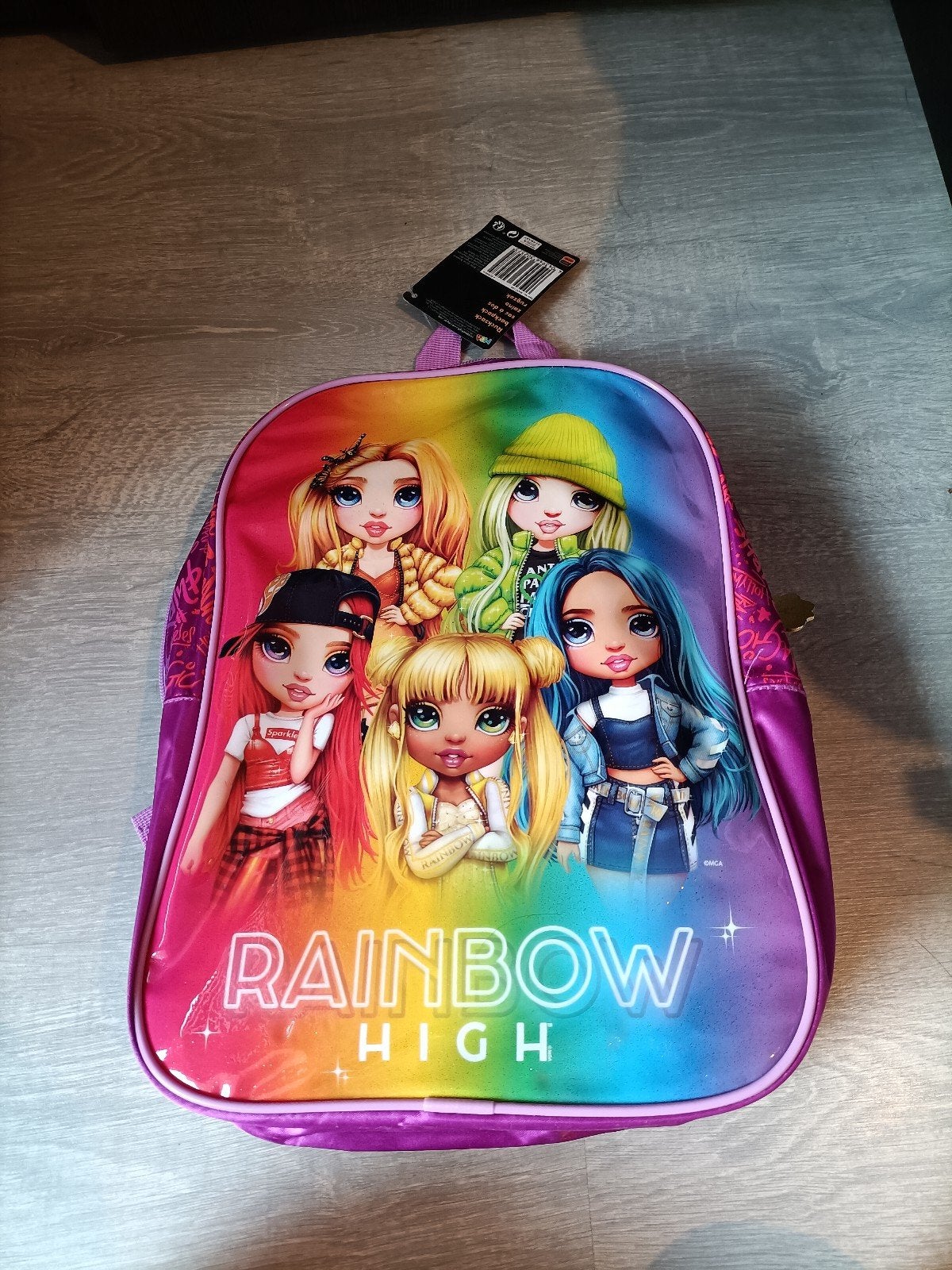 schooltas, Ophalen, Nieuw, Paars, Rugtas