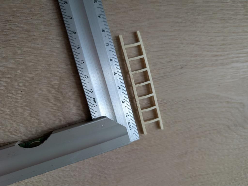 Miniatuur ladder - Perfect voor modelbouw of diorama's, Ophalen of Verzenden