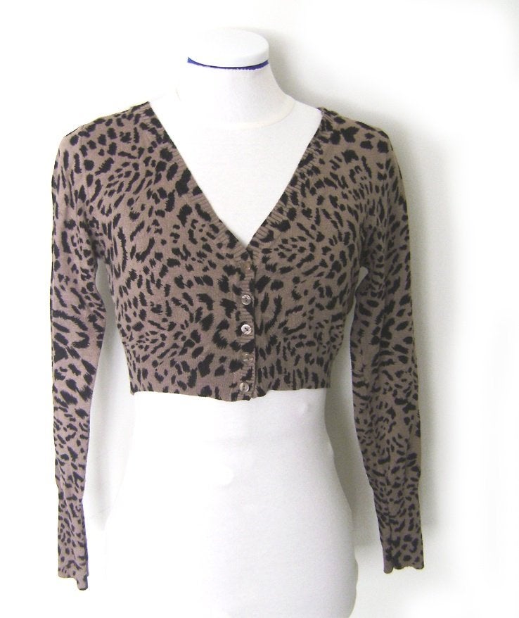 bolero jas cardi panther gothic punk rock rockabilly 50's, Maat 38/40 (M), Punk rock panther, Zo goed als nieuw, Lange mouw