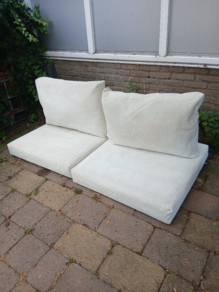 LIFE TEXTILEEN BUITENKUSSENS WIT, Tuin en Terras, Ophalen, Gebruikt, Textileen