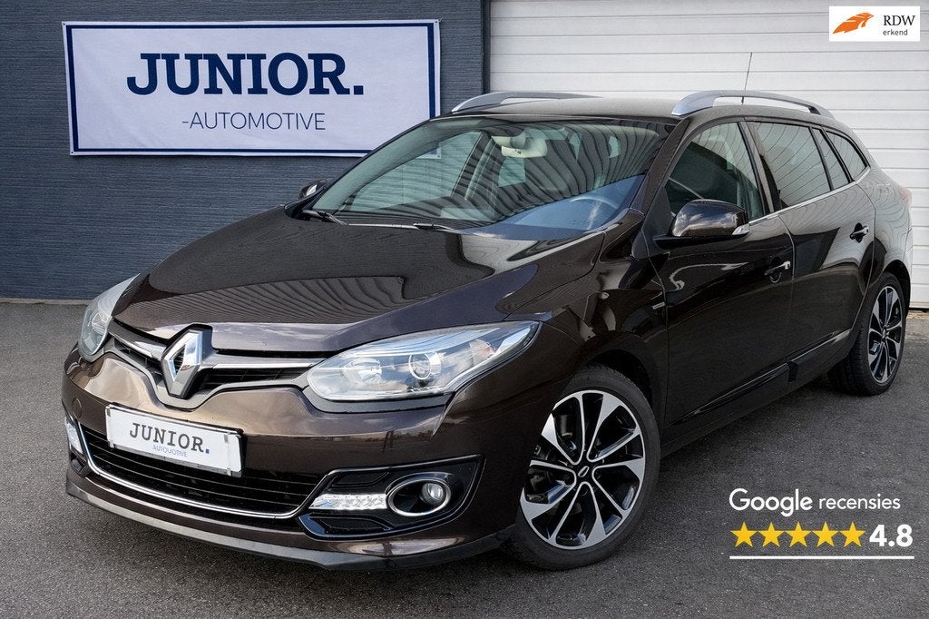 Renault Mégane Estate 1.2 TCe GT-Line BOSE/NAVI/KETTINGVV/C, Voorwielaandrijving, Euro 5, Gebruikt, Zwart