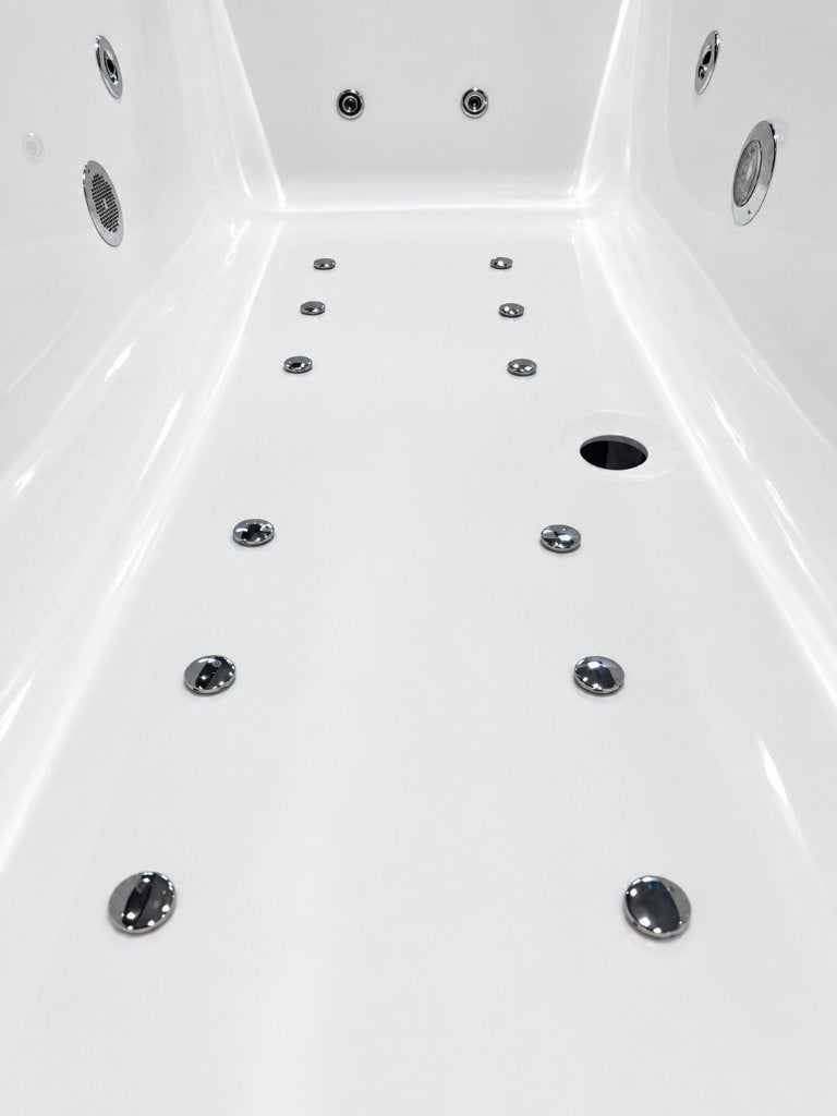 Bubbelbad 190 x 90 met luxe systeem van €3399 nu €2350 NEW, Xenz, Nieuw, Ophalen of Verzenden, Bad