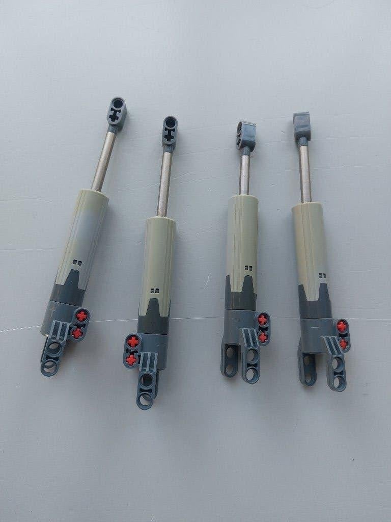 4 technic Lego linear actuator, Lego, Ophalen of Verzenden, Zo goed als nieuw, Technic