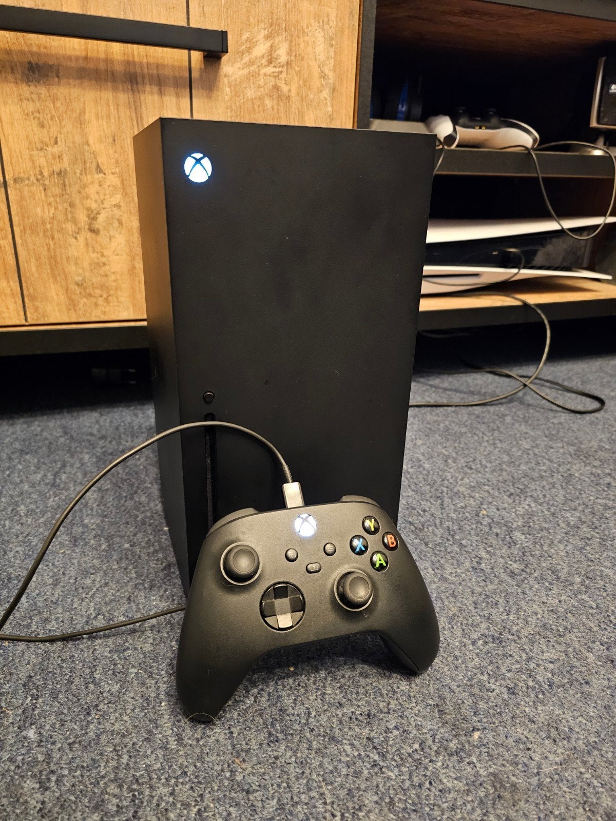 Xbox Series X 1TB met kabels, controller + accu