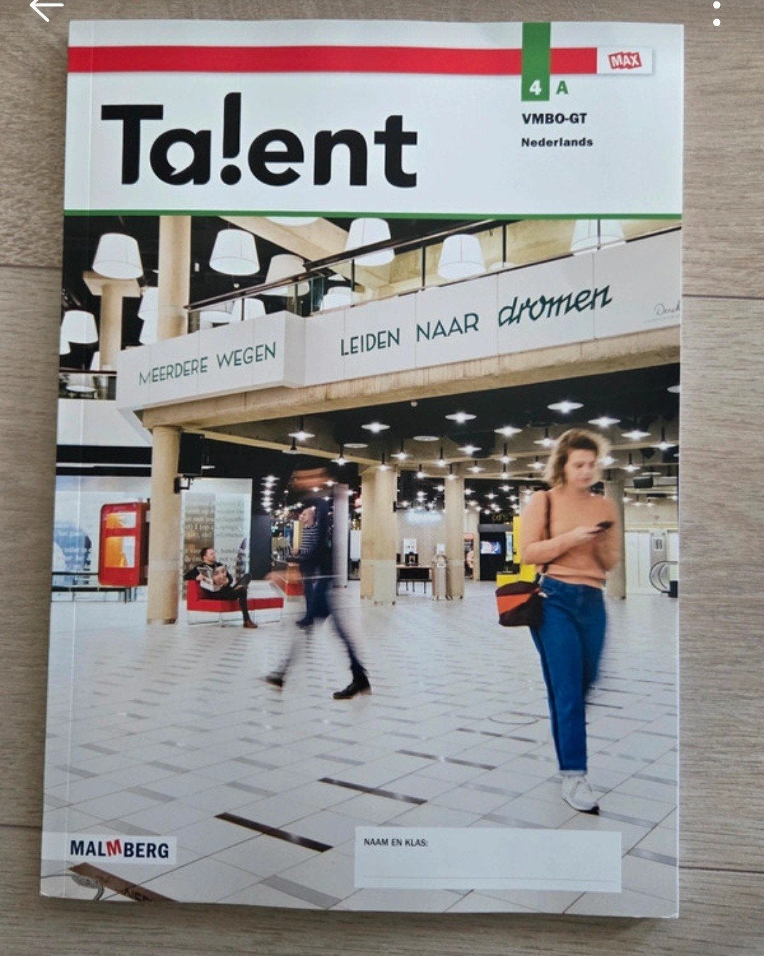 Ta!ent 4A VMBO-GT Nederlands Malmberg schoolboek, Ophalen of Verzenden, Gelezen, VMBO, Nederlands