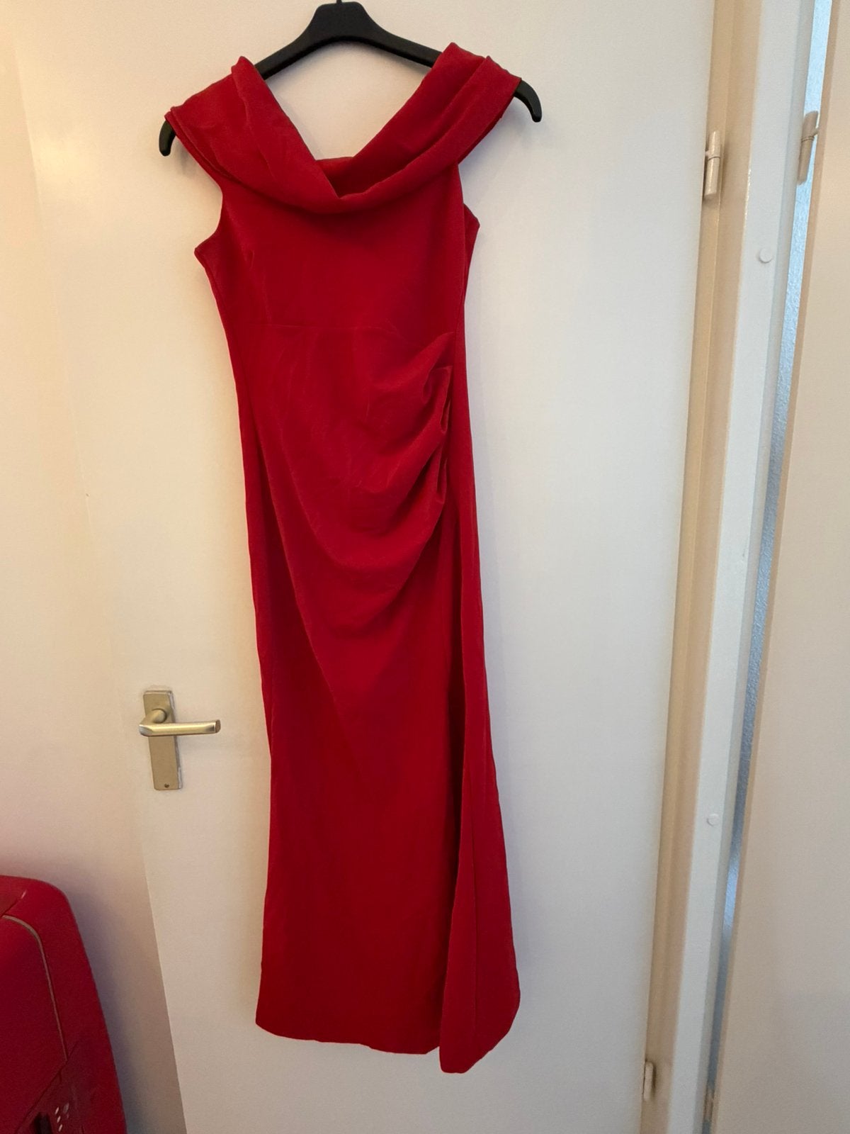 Supermooie rode gala/feestjurk maat S, Kleding | Dames, Ophalen of Verzenden, Zo goed als nieuw, Rood, Galajurk