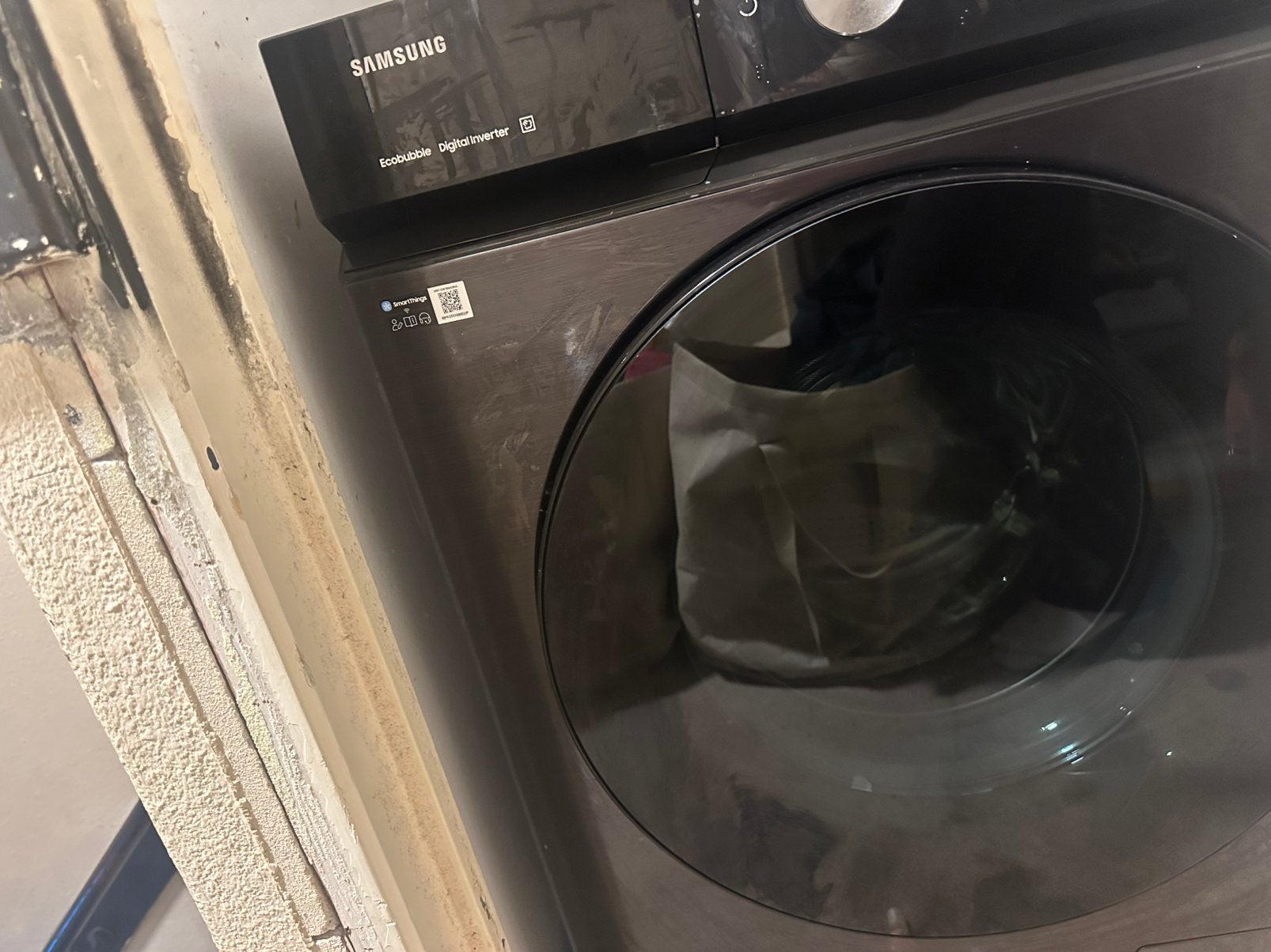 SAMSUNG  Bespoke 7000-serie 11 kg - automatisch doseren, Ophalen, 1200 tot 1600 toeren, 8 tot 10 kg, Zo goed als nieuw