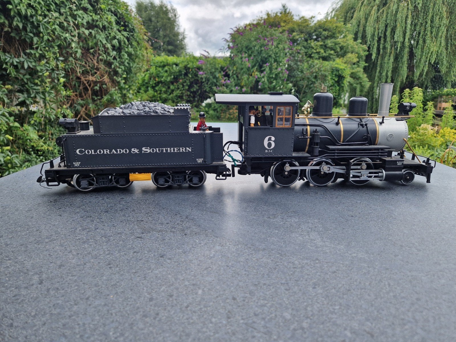 LGB loc 2019 S breedspoor. Mooi exemplaar., Ophalen, Gelijkstroom, Locomotief, Overige merken