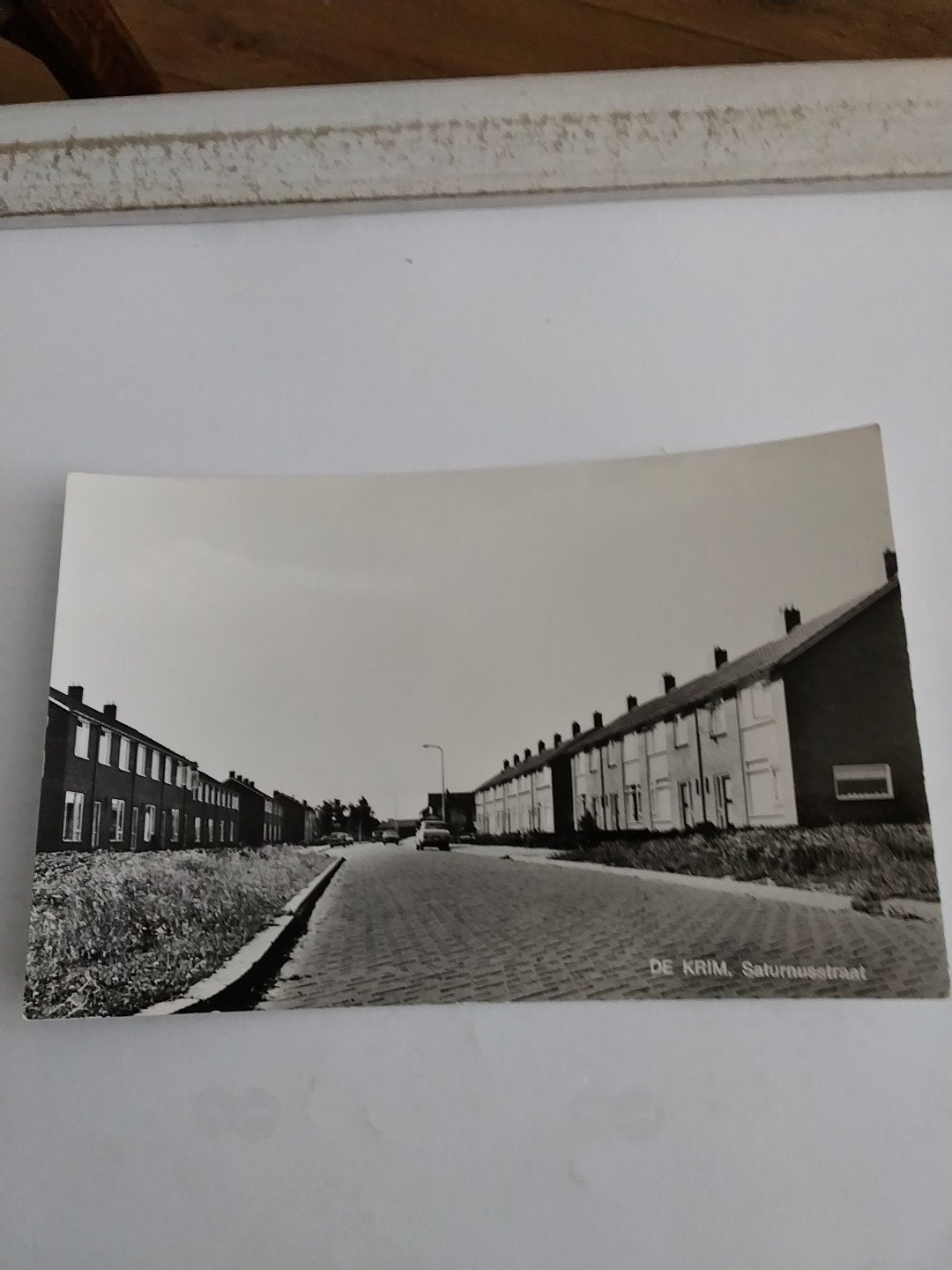Oude Ansichtkaart De Krim, Saturnusstraat (Ongelopen), Verzamelen, Ansichtkaarten | Nederland, Ongelopen, Overijssel, 1960 tot 1980