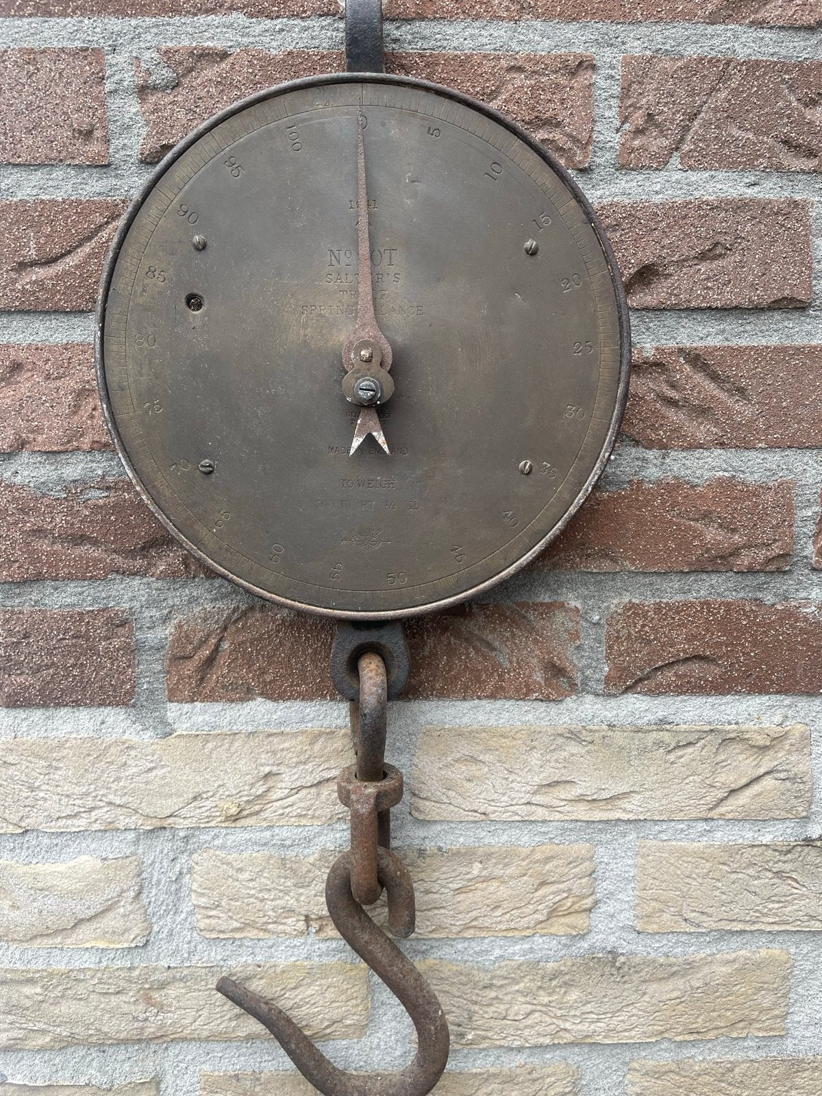 Antieke Salter Weegschaal uit 1941 - Vintage Decoratie, Ophalen