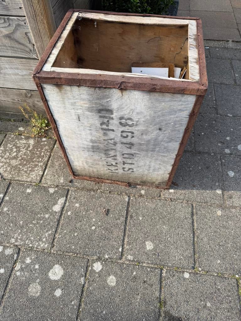 Decoratie bak, Tuin en Terras, Bloembakken en Plantenbakken, Ophalen, Gebruikt, Minder dan 30 cm, Rond