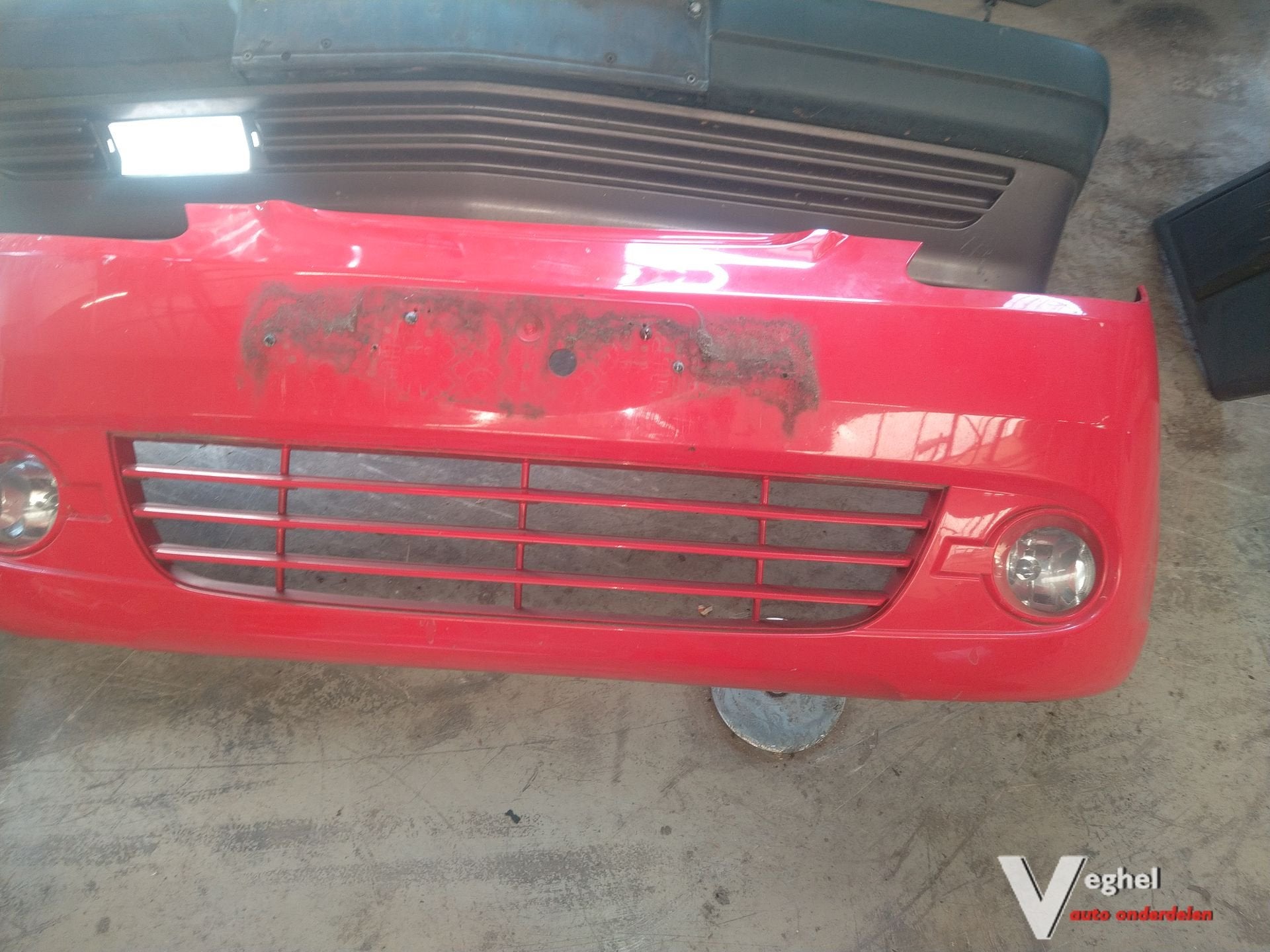Chevrolet matiz voorbumper rood 2007, Ophalen, Gebruikt, -, Voor
