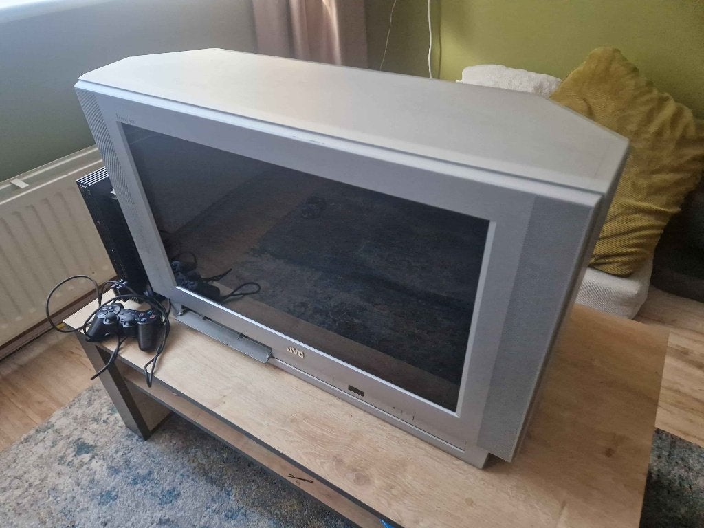 JVC I'Art Breedbeeld CRT TV 27', Ophalen, Gebruikt, 60 tot 80 cm, Overige merken