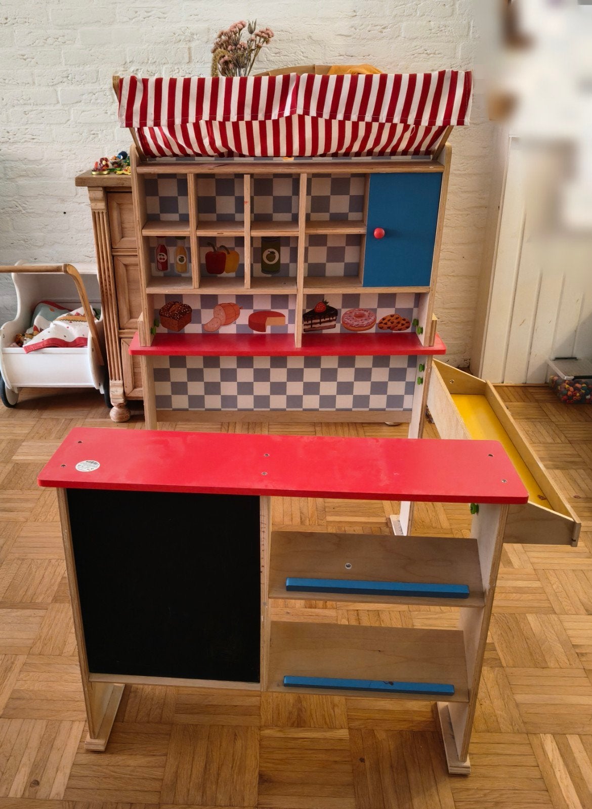 speelgoed winkeltje / marktkraam, Ophalen, Gebruikt, Meubelstuk of Keukentje